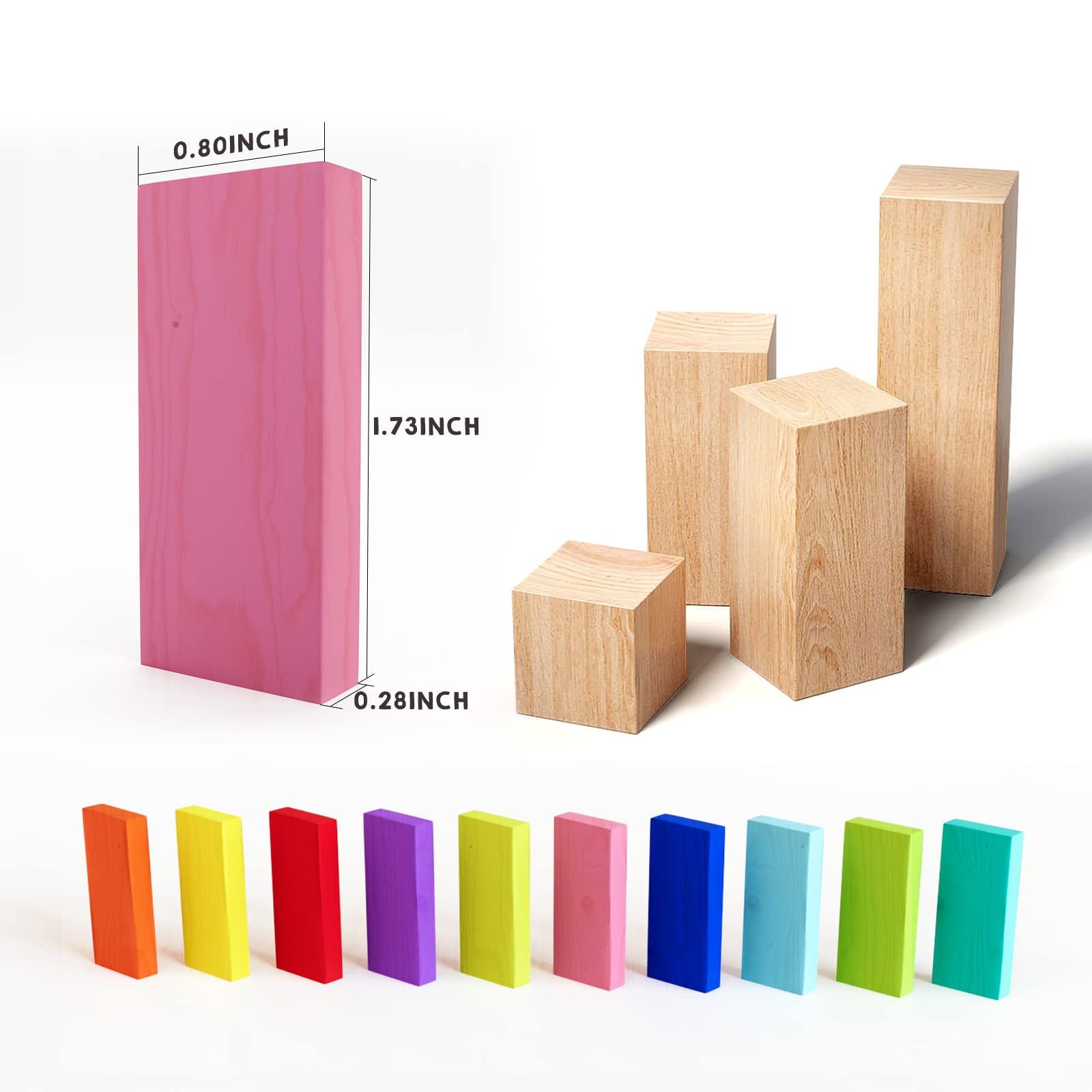 Foto 8 pulgar | Juego De Dominó Wood City 1000 Piezas Para Niños Con 20 Bloques Adicionales - Venta Internacional.