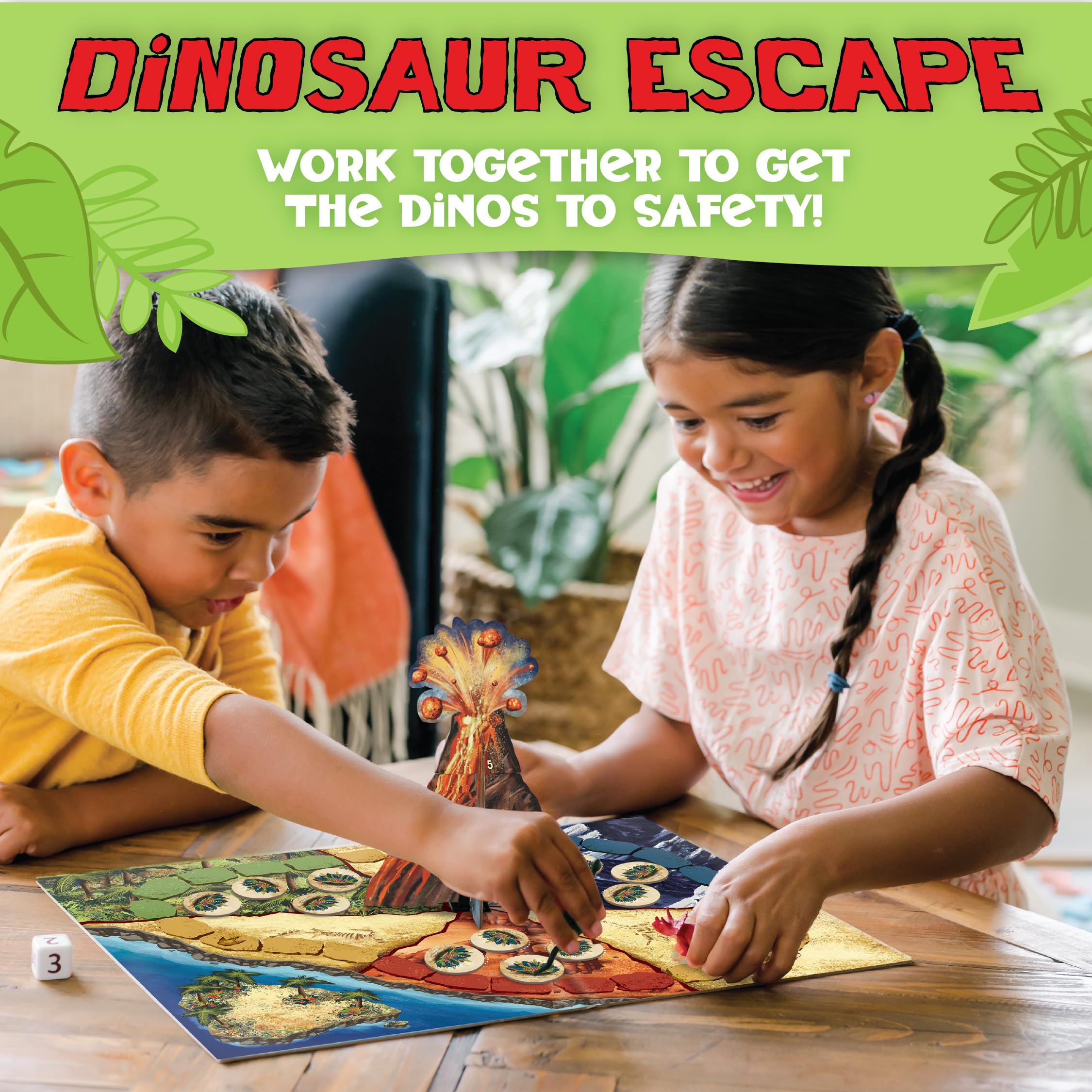 Foto 3 pulgar | Juego De Memoria Cooperativo Peaceable Kingdom Dinosaur Escape - Venta Internacional.