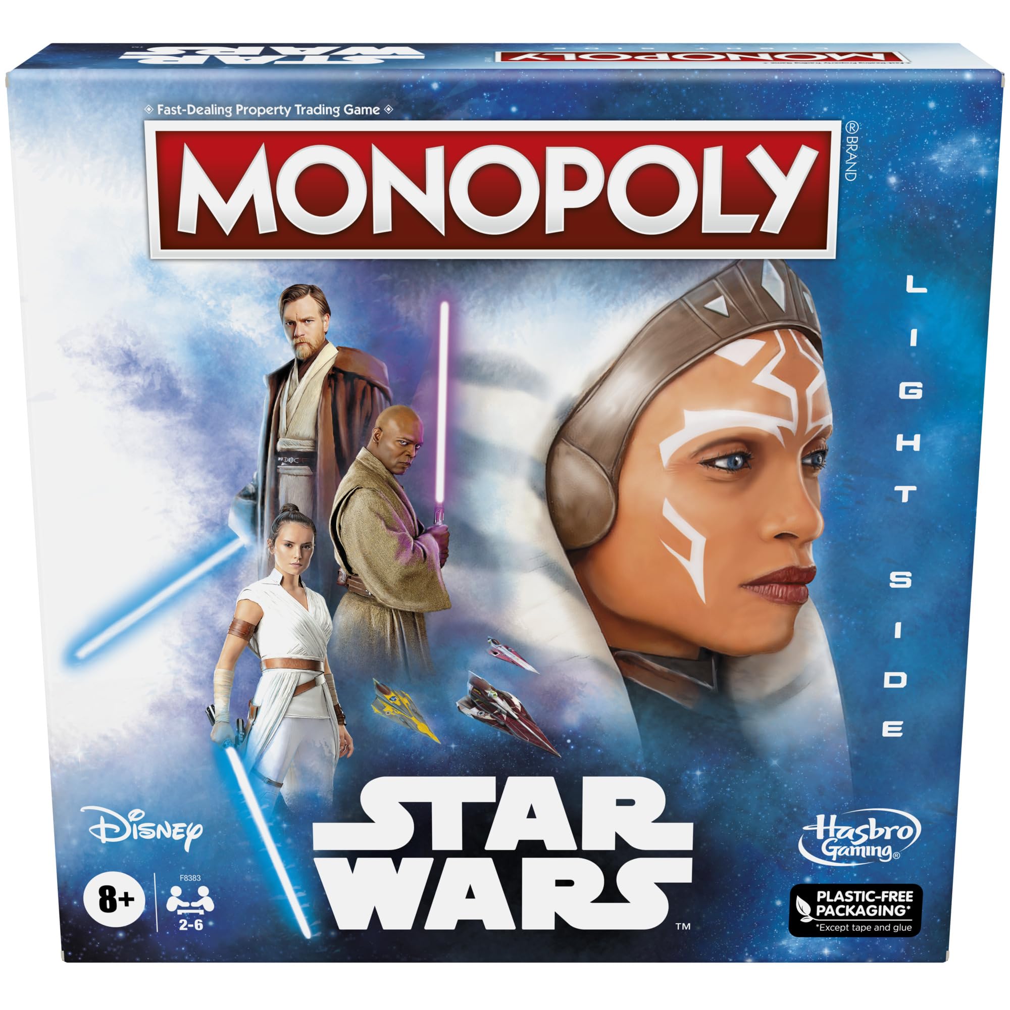 Foto 2 pulgar | Juego De Mesa Hasbro Gaming Monopoly Star Wars Light Side - Venta Internacional.