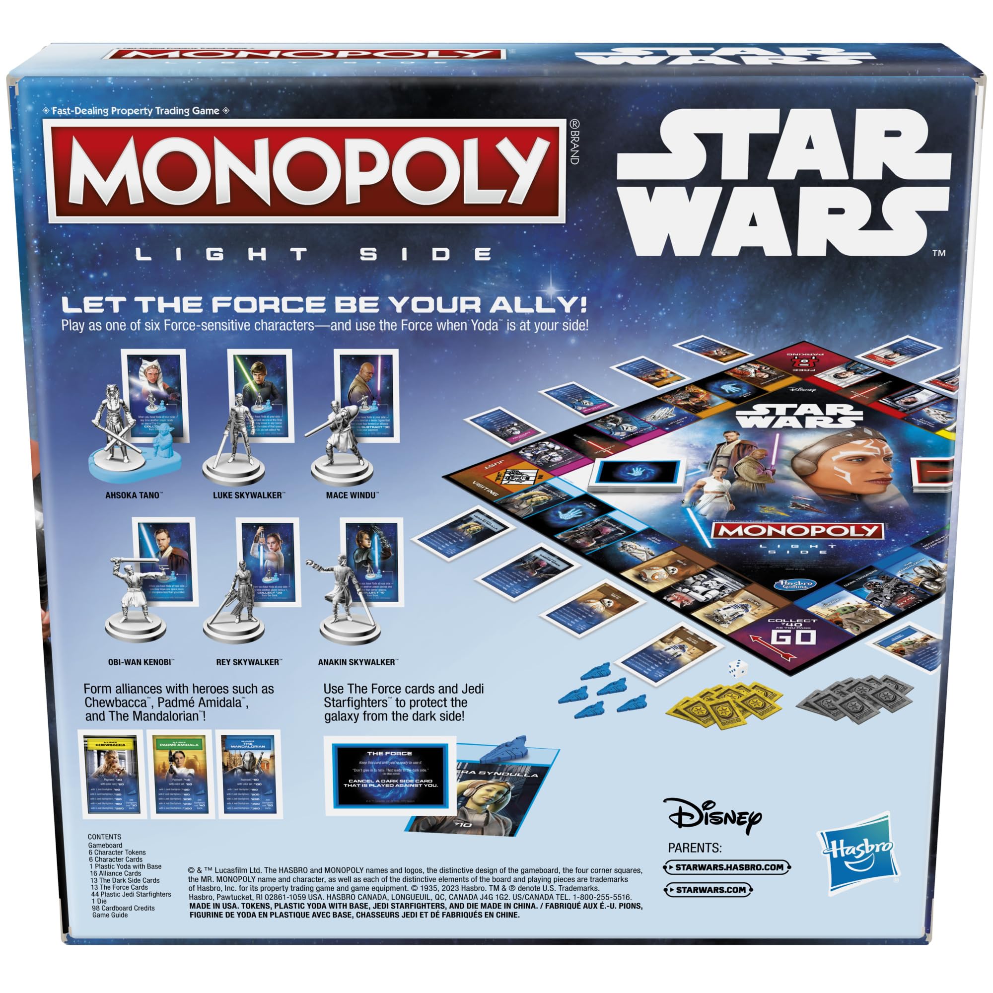 Foto 2 | Juego De Mesa Hasbro Gaming Monopoly Star Wars Light Side - Venta Internacional.