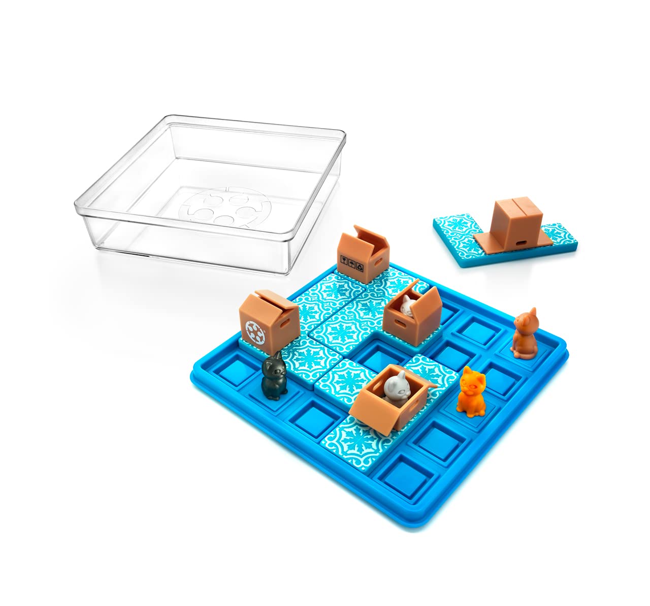 Foto 2 | Juego De Rompecabezas Smartgames Sg450 Cats & Boxes Para Mayores De 7 Años Con 60 Canales - Venta Internacional.