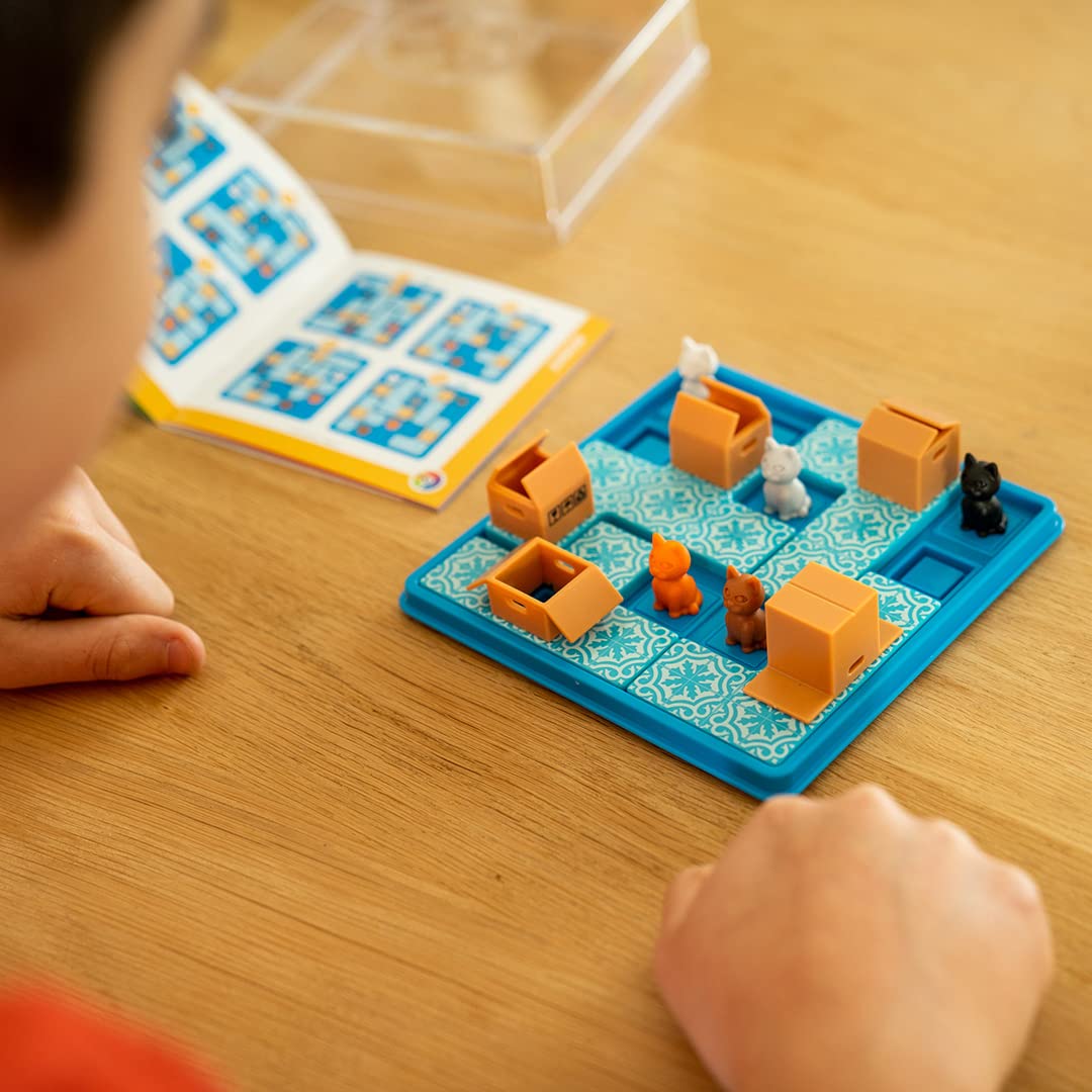 Foto 5 | Juego De Rompecabezas Smartgames Sg450 Cats & Boxes Para Mayores De 7 Años Con 60 Canales - Venta Internacional.