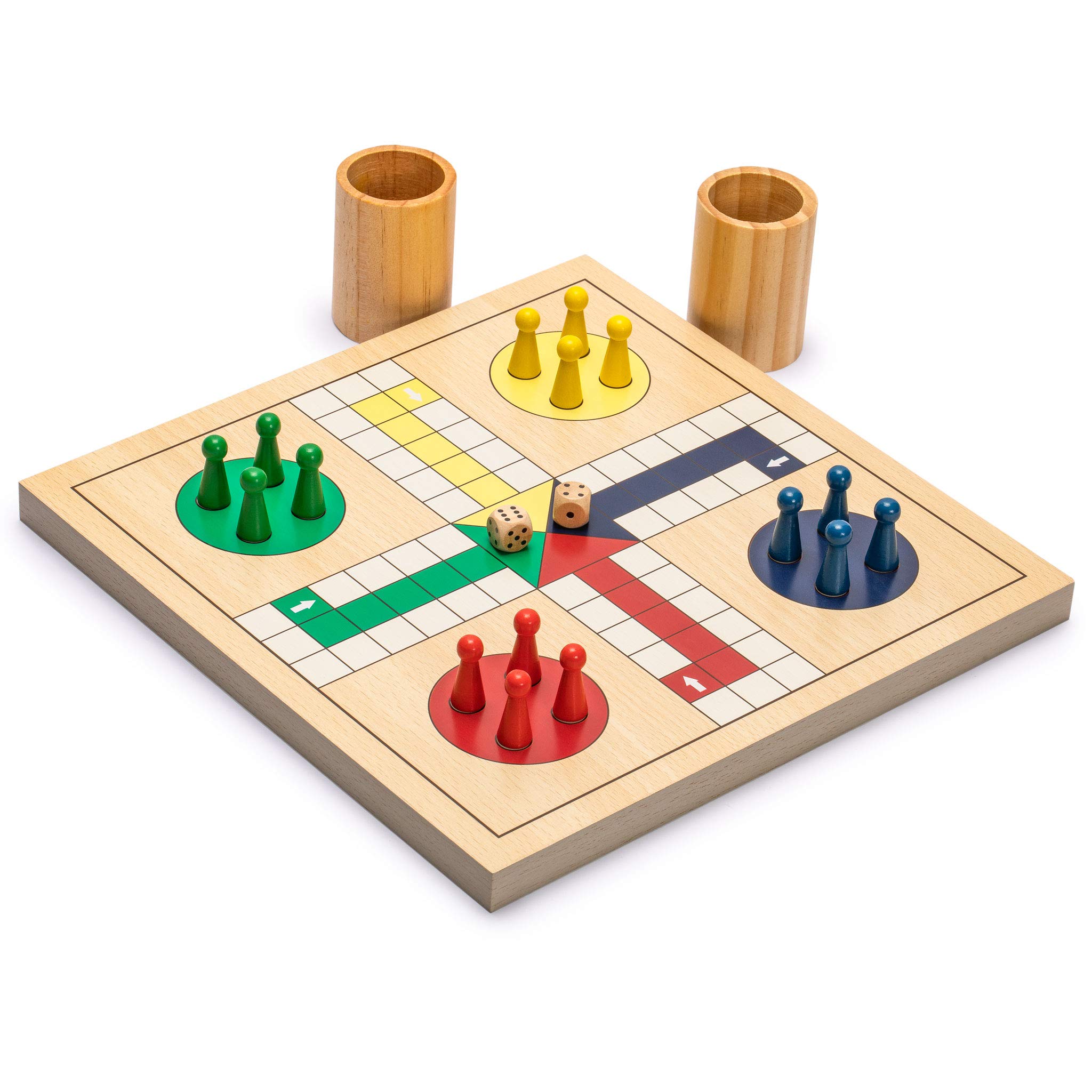 Foto 3 pulgar | Set De Juego Yellow Mountain Imports Snakes And Ladders, Ludo - Venta Internacional.