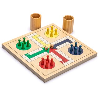 Foto 2 | Set De Juego Yellow Mountain Imports Snakes And Ladders, Ludo - Venta Internacional.