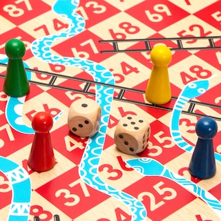 Foto 5 | Set De Juego Yellow Mountain Imports Snakes And Ladders, Ludo - Venta Internacional.
