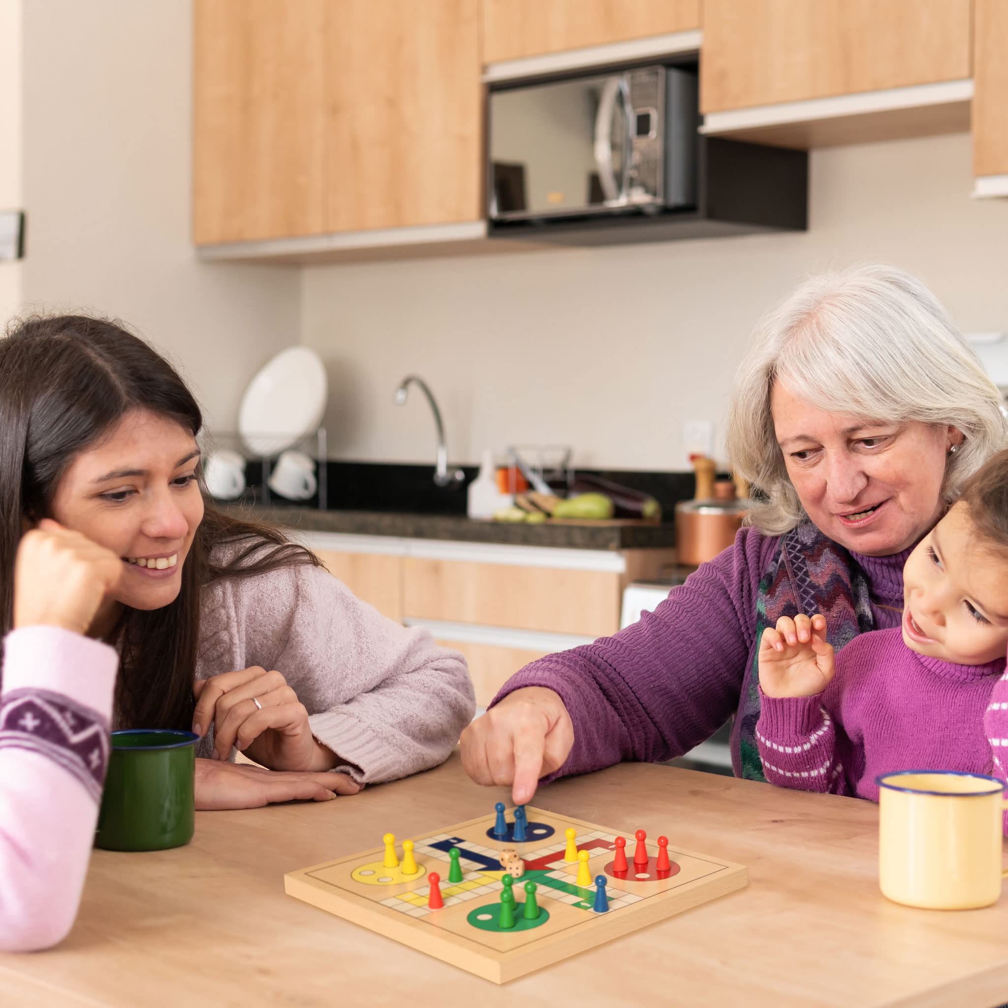 Foto 8 pulgar | Set De Juego Yellow Mountain Imports Snakes And Ladders, Ludo - Venta Internacional.