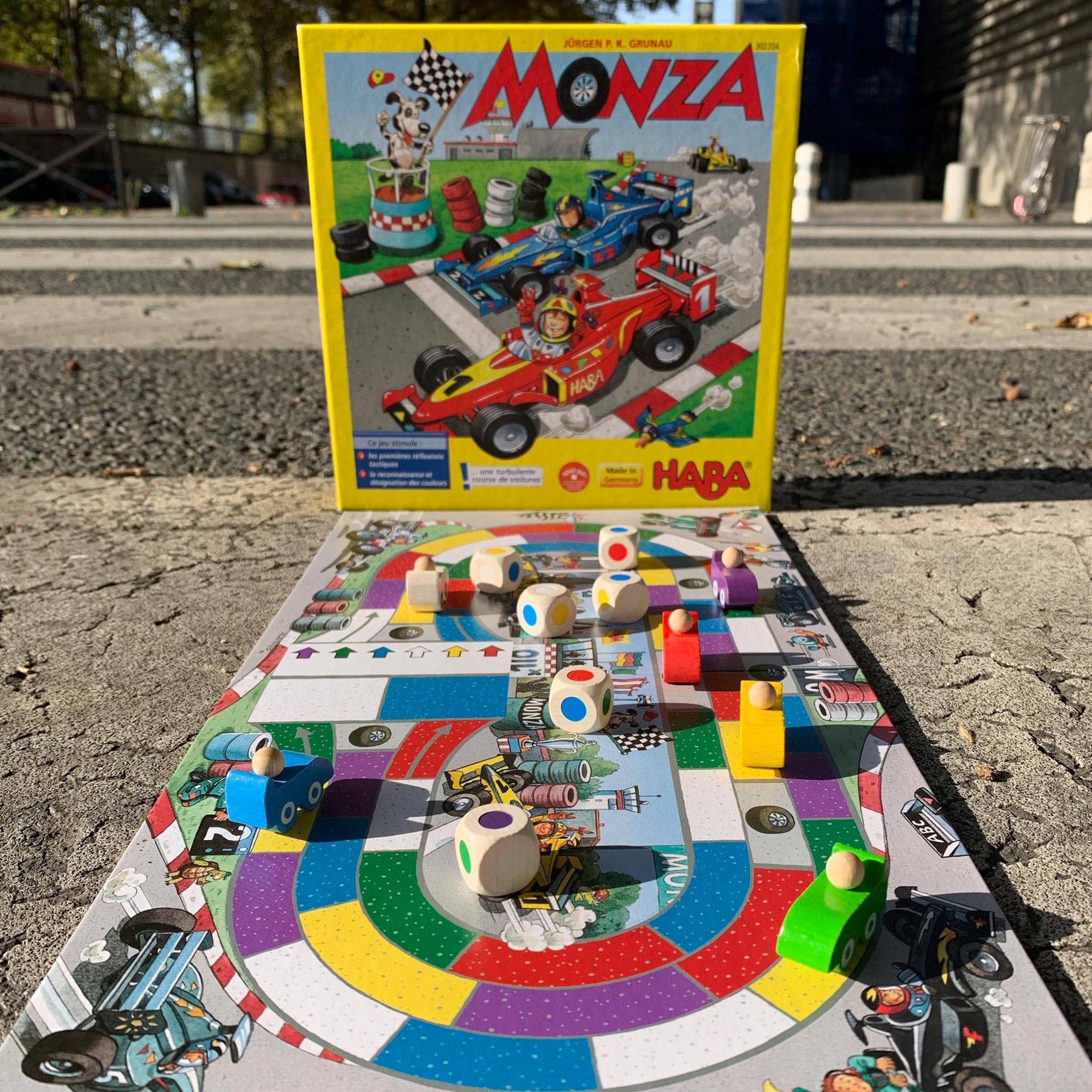 Foto 7 pulgar | Juego De Mesa Haba Monza Juegos De Carreras De Coches Para Niños Y Adultos Mayores De 5 Años - Venta Internacional.