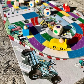 Foto 7 | Juego De Mesa Haba Monza Juegos De Carreras De Coches Para Niños Y Adultos Mayores De 5 Años - Venta Internacional.