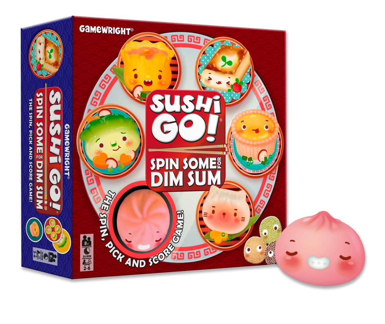 Foto 2 pulgar | Juego De Mesa Gamewright Sushi Go! Spin Some Para Dim Sum Kids 8+ - Venta Internacional.