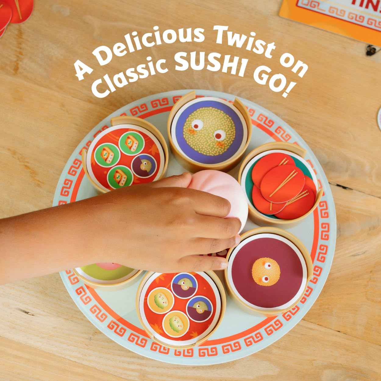 Foto 3 pulgar | Juego De Mesa Gamewright Sushi Go! Spin Some Para Dim Sum Kids 8+ - Venta Internacional.