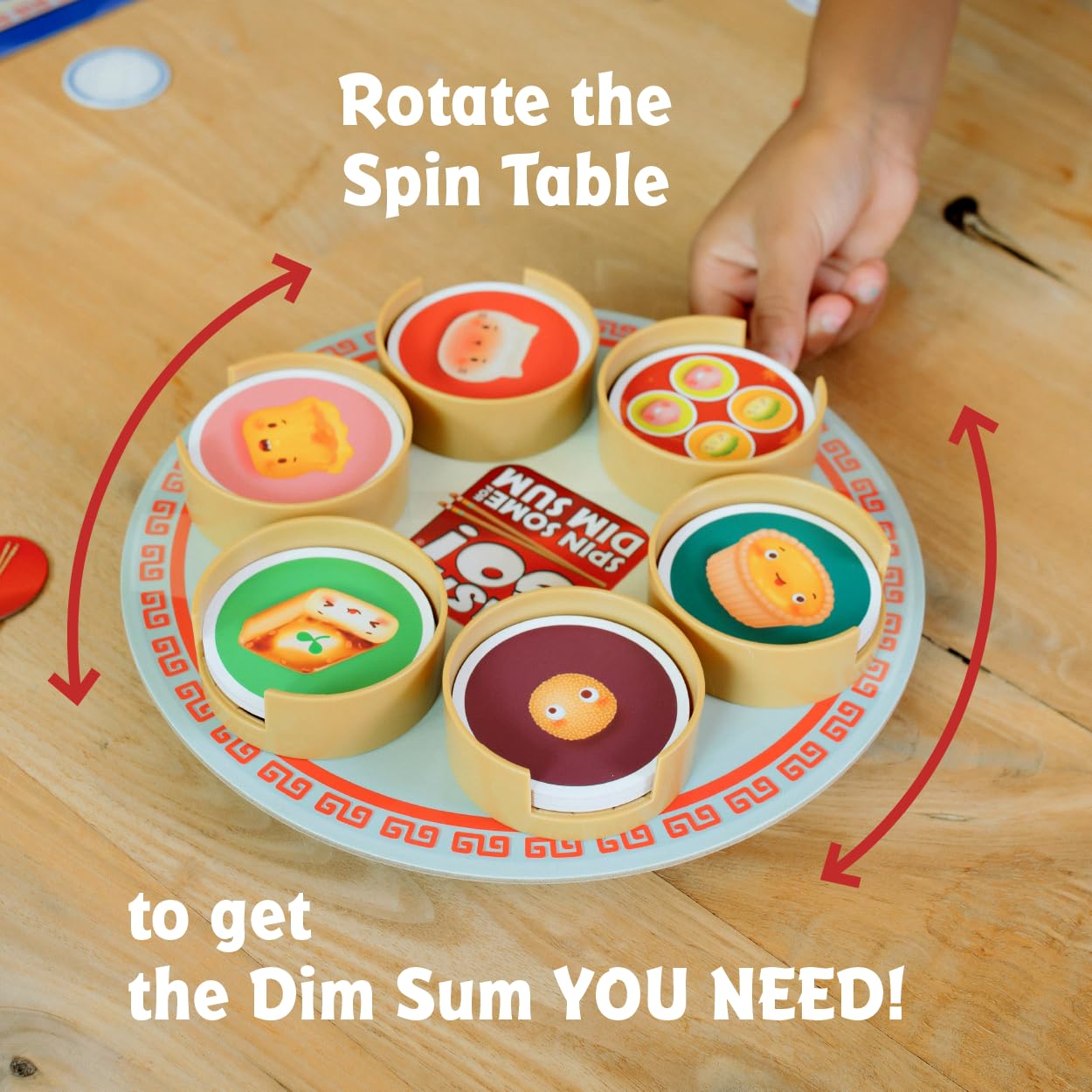 Foto 5 pulgar | Juego De Mesa Gamewright Sushi Go! Spin Some Para Dim Sum Kids 8+ - Venta Internacional.