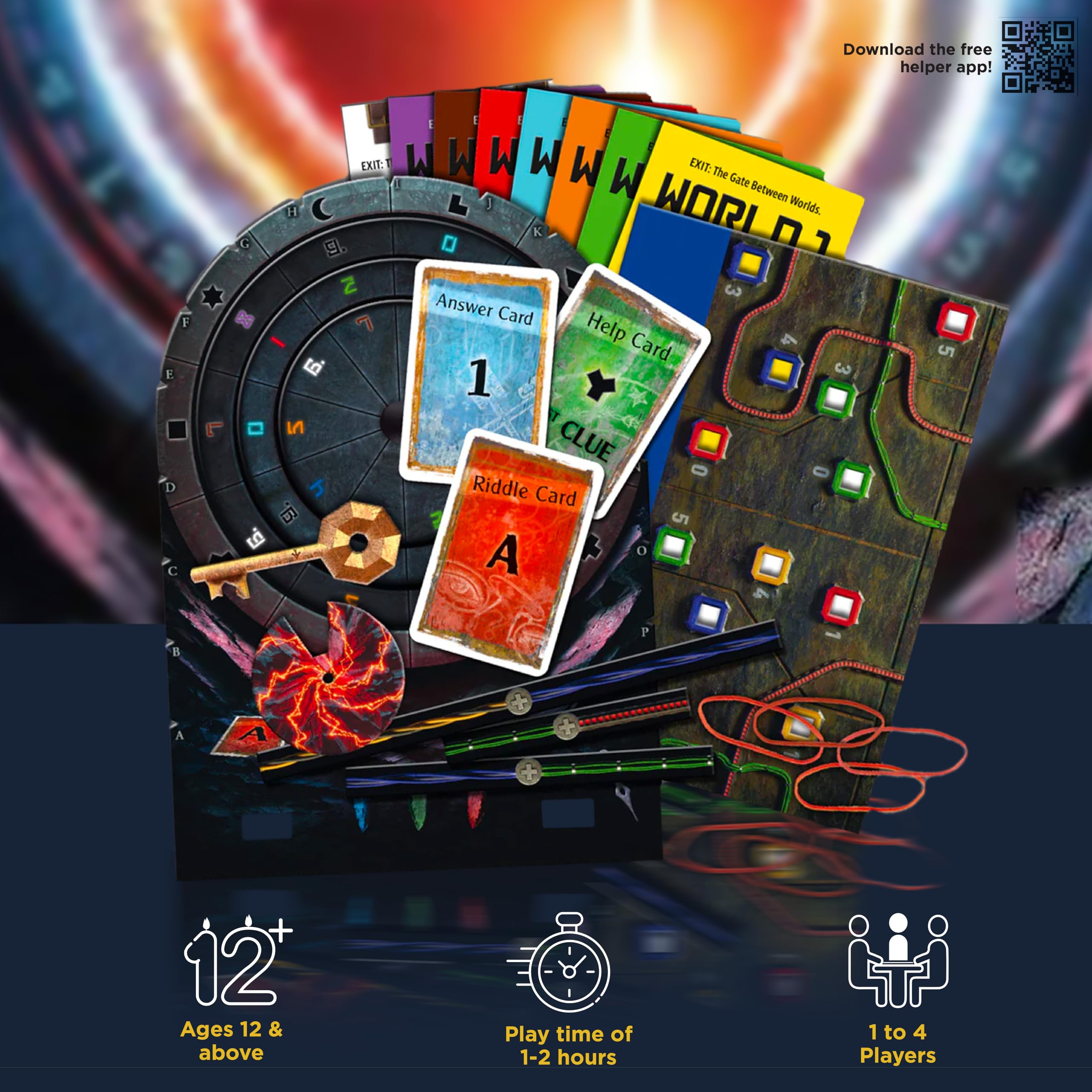 Foto 3 pulgar | Juego De Mesa Thames & Kosmos Exit: The Gate Between Worlds - Venta Internacional.
