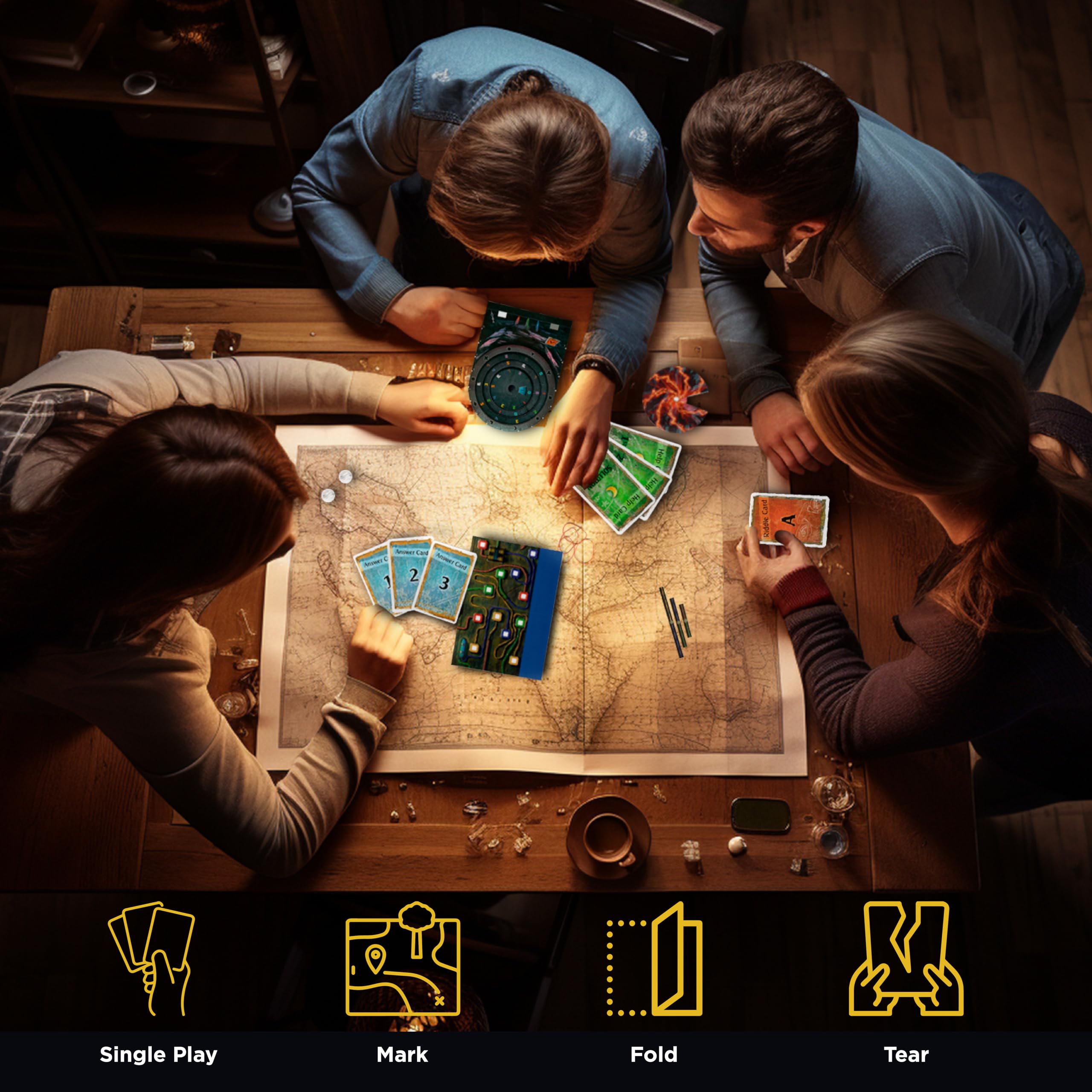 Foto 5 pulgar | Juego De Mesa Thames & Kosmos Exit: The Gate Between Worlds - Venta Internacional.