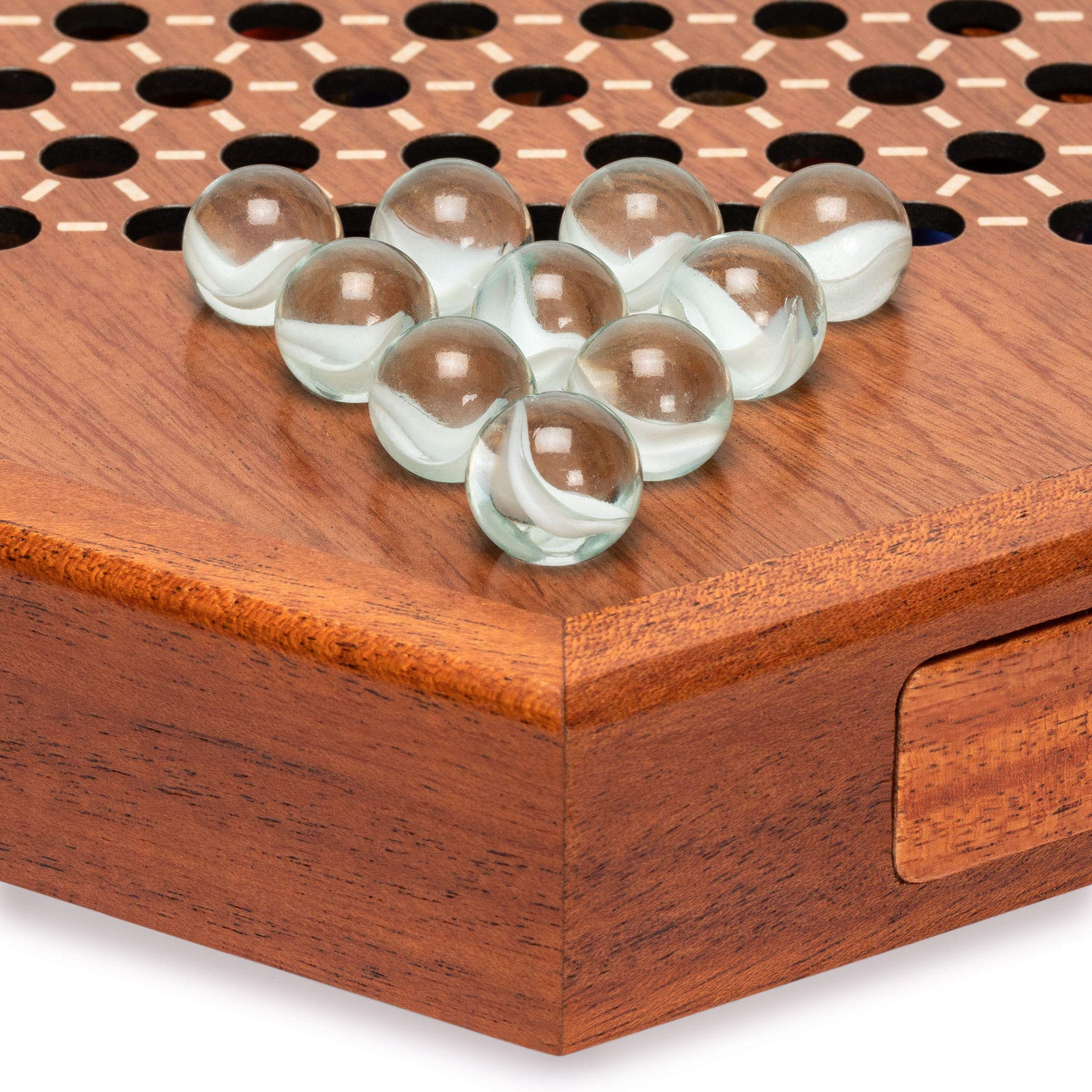 Foto 4 pulgar | Juego De Mesa Chinese Checkers Yellow Mountain Con Cajones - Venta Internacional.