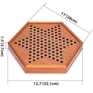Foto 5 | Juego De Mesa Chinese Checkers Yellow Mountain Con Cajones - Venta Internacional.