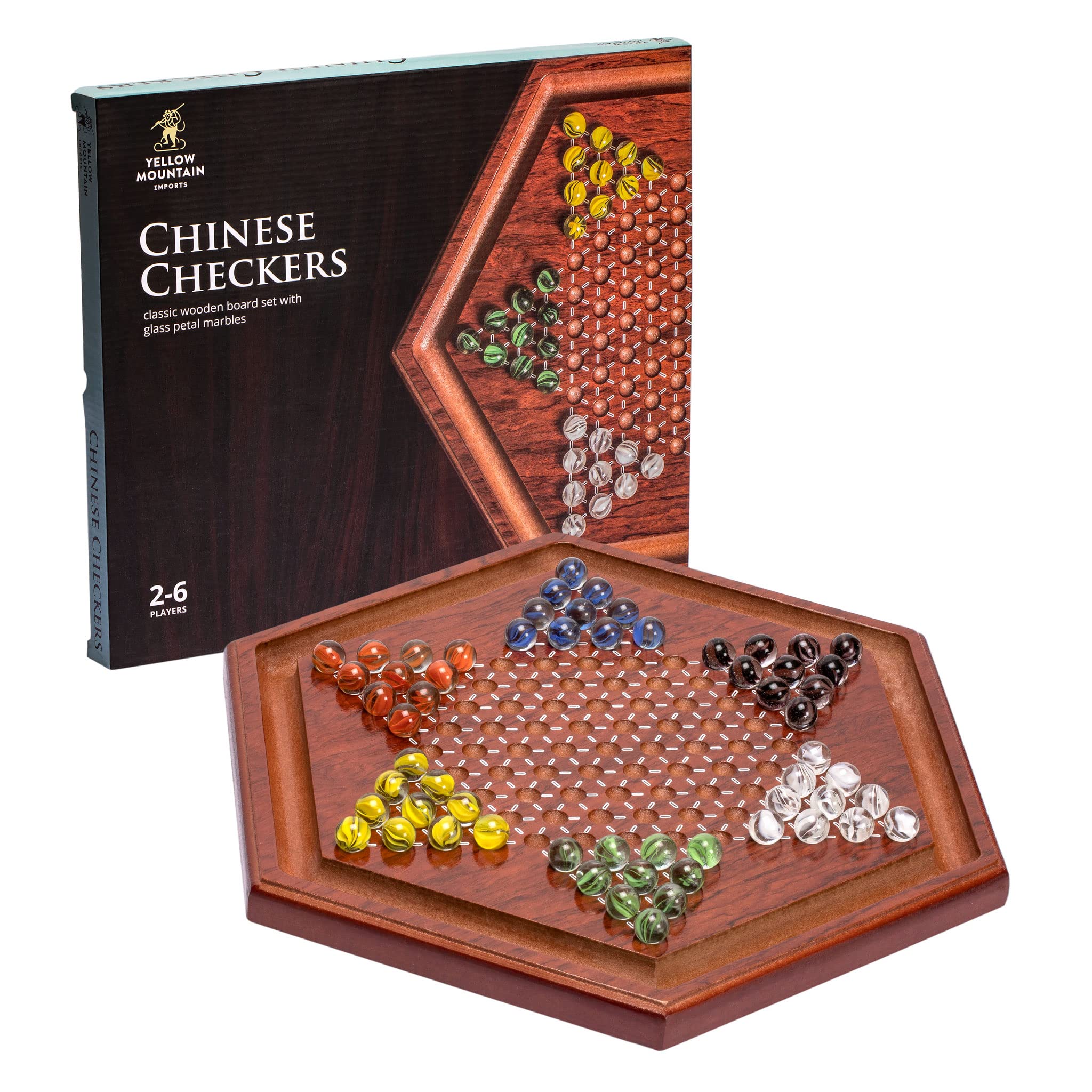 Foto 2 pulgar | Juego De Mesa Chinese Checkers Halma Yellow Mountain - Venta Internacional.