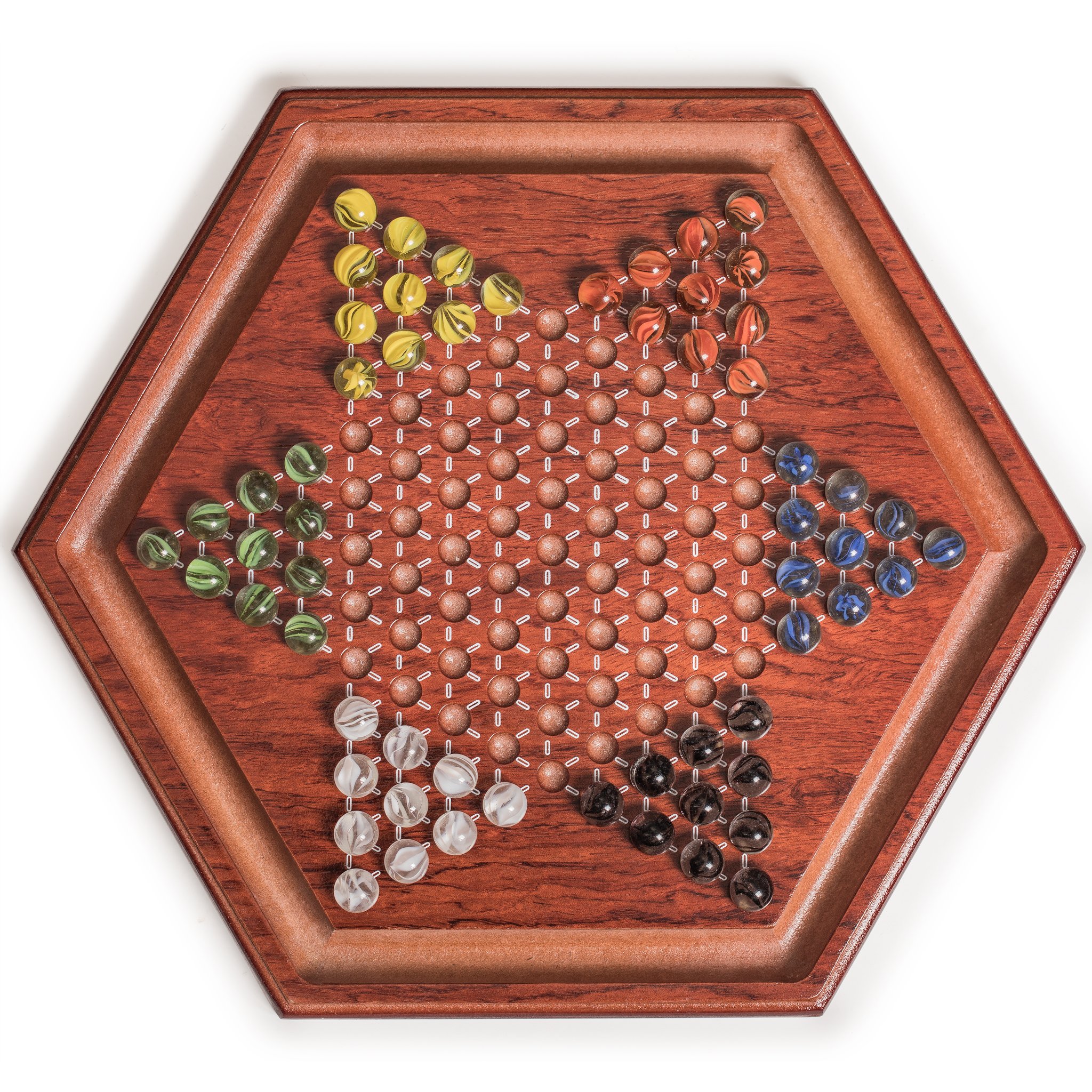 Foto 4 pulgar | Juego De Mesa Chinese Checkers Halma Yellow Mountain - Venta Internacional.