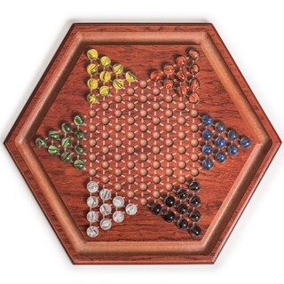 Foto 3 | Juego De Mesa Chinese Checkers Halma Yellow Mountain - Venta Internacional.