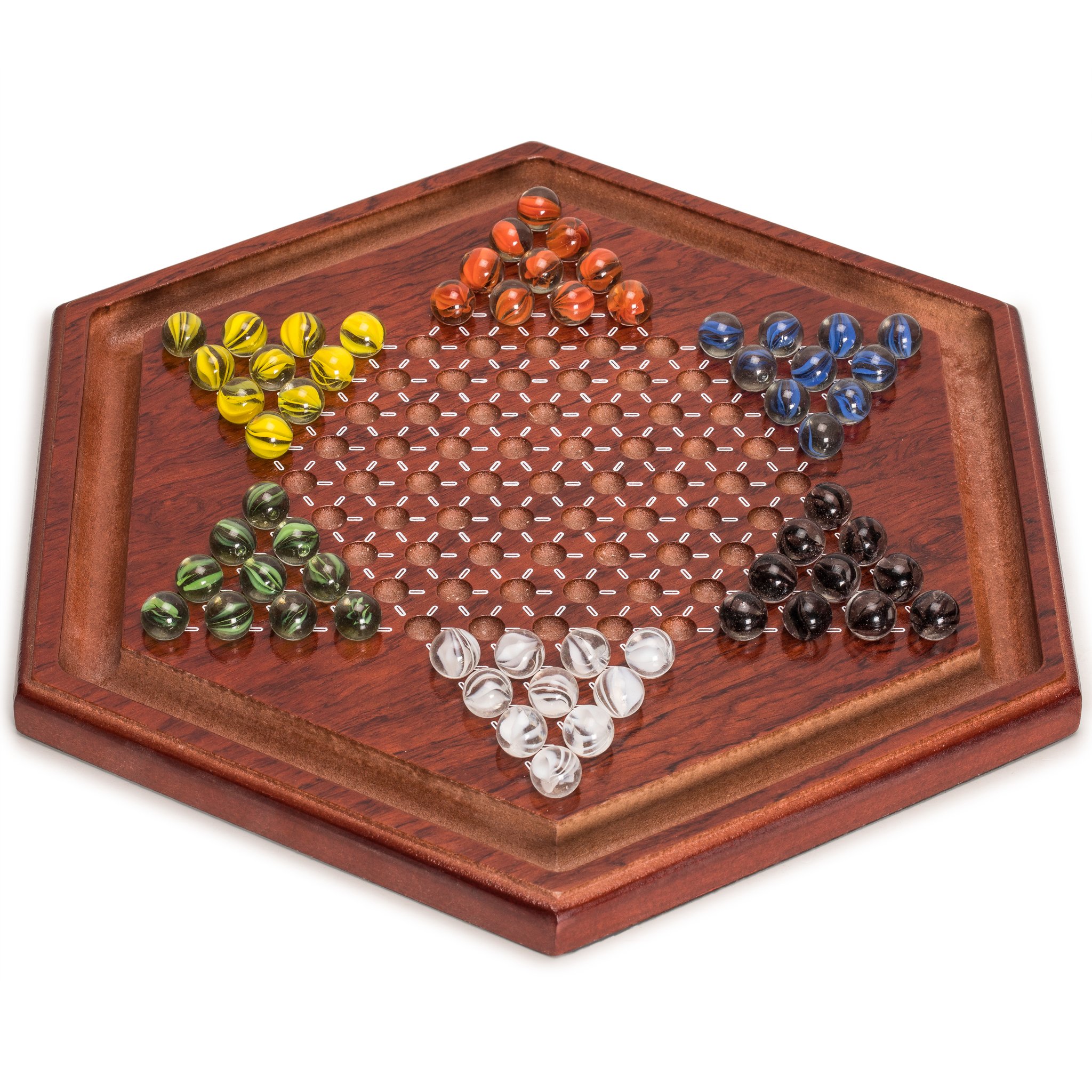 Foto 7 pulgar | Juego De Mesa Chinese Checkers Halma Yellow Mountain - Venta Internacional.