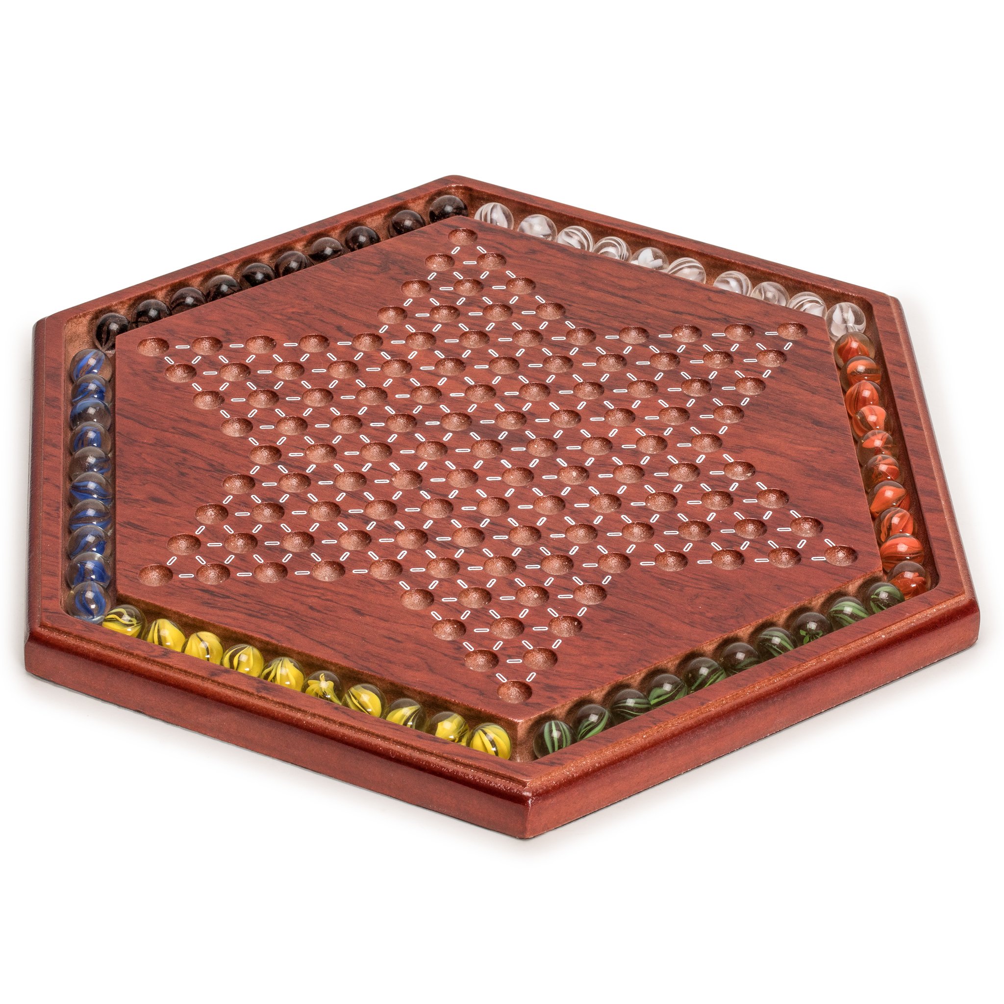 Foto 7 | Juego De Mesa Chinese Checkers Halma Yellow Mountain - Venta Internacional.