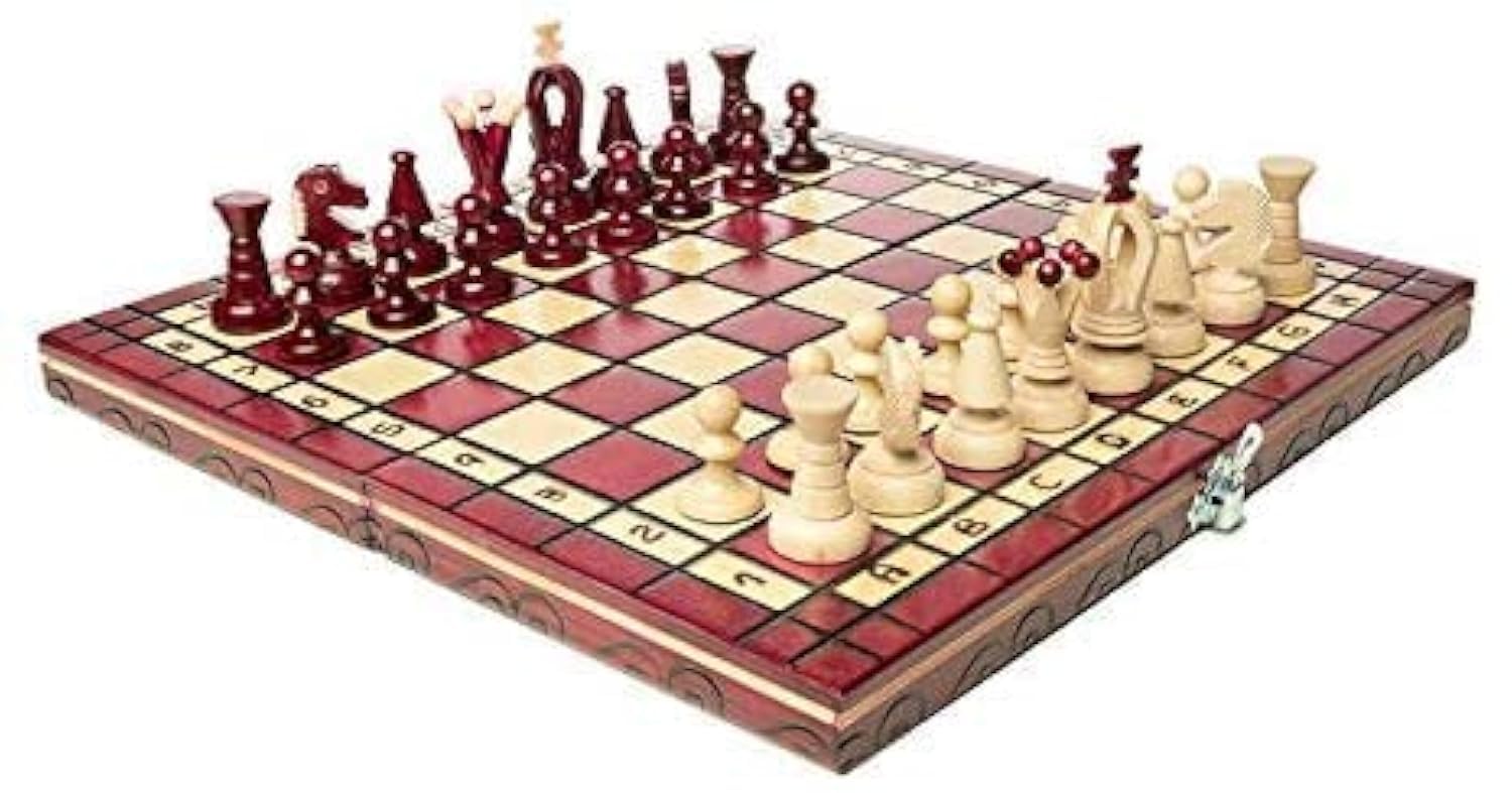 Foto 1 | Juego De Ajedrez Chess and games shop Muba Hecho A Mano De Madera Con Tablero - Venta Internacional
