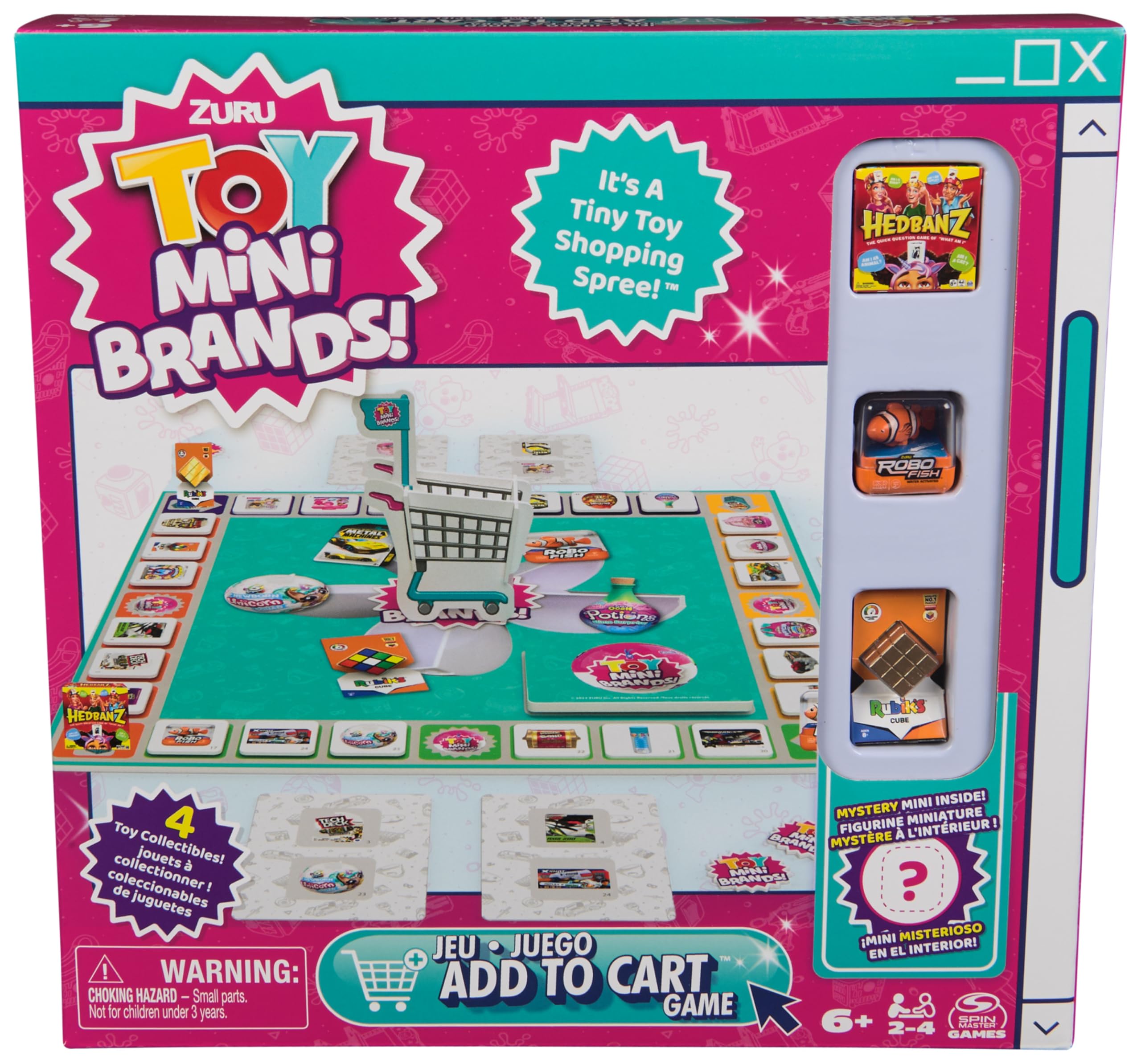 Foto 2 pulgar | Juego de Mesa Mini Brands con 4 Figuras +6 Años - Venta Internacional