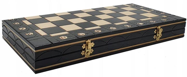 Foto 6 | Juego de Ajedrez De Madera Hecho A Mano Chess and games shop Muba - Venta Internacional