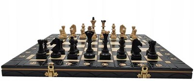 Foto 7 | Juego de Ajedrez De Madera Hecho A Mano Chess and games shop Muba - Venta Internacional