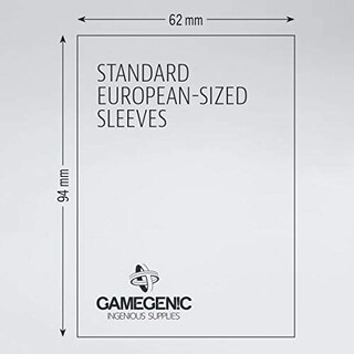 Foto 4 | Fundas Para Juegos De Mesa Gamegenic Prime 50 Ct Standard European - Venta Internacional.