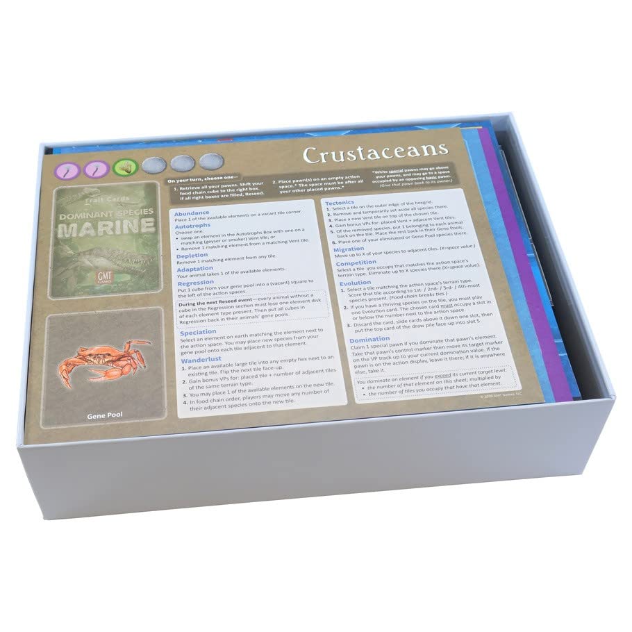 Foto 5 pulgar | Caja De Juego De Mesa Con Insertos Plegados, Espacio Plegado, Especie Dominante Marina - Venta Internacional.