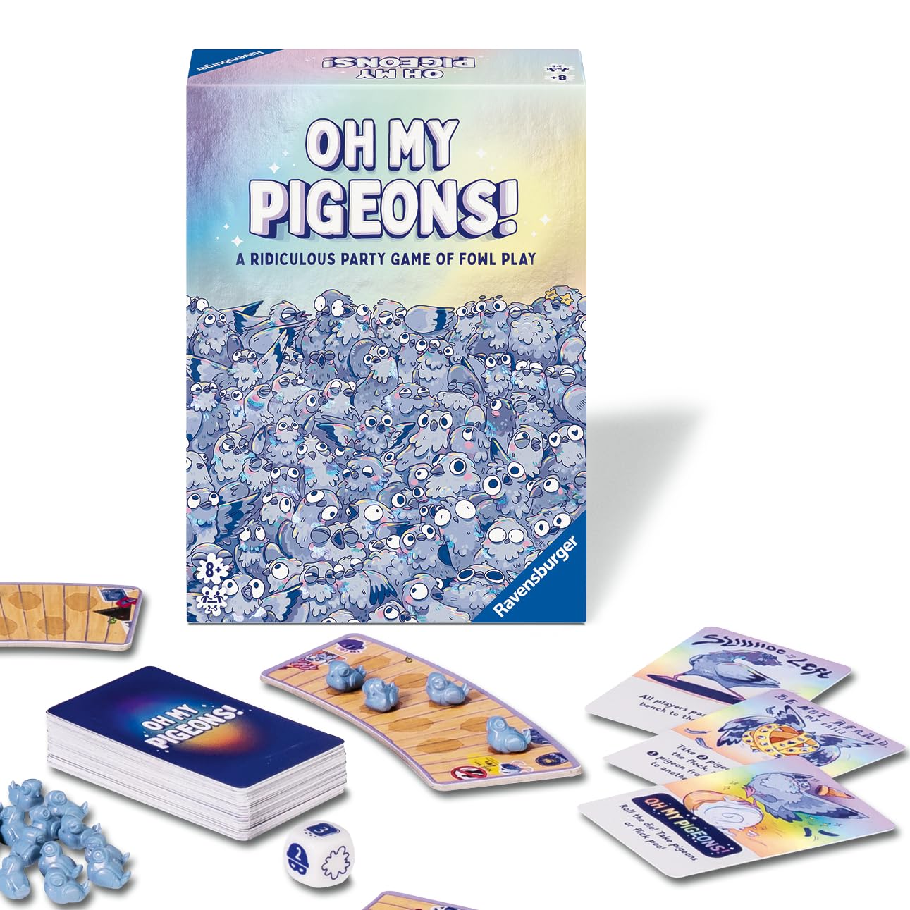 Foto 2 pulgar | Juego de Fiesta Ravensburger Oh My Pigeons! Funny Family - Venta Internacional