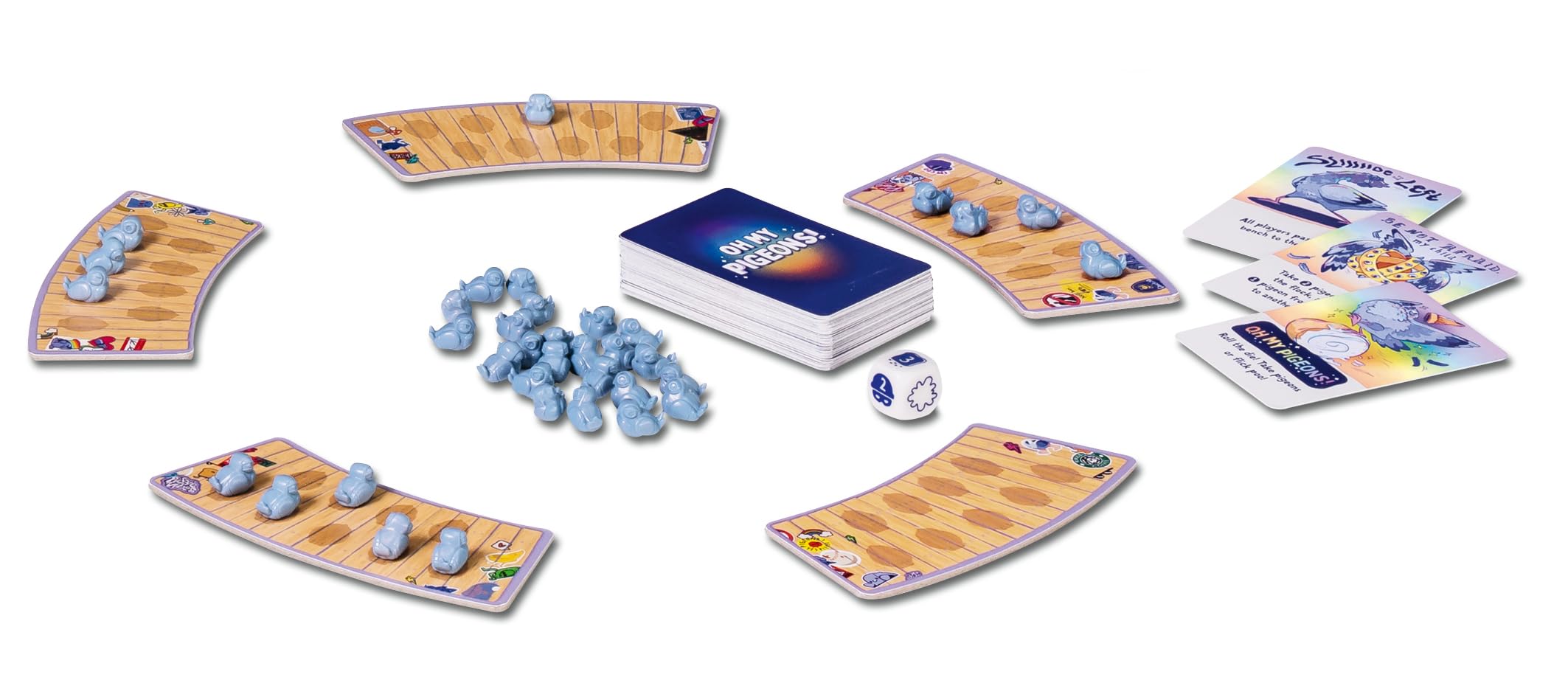 Foto 4 pulgar | Juego de Fiesta Ravensburger Oh My Pigeons! Funny Family - Venta Internacional