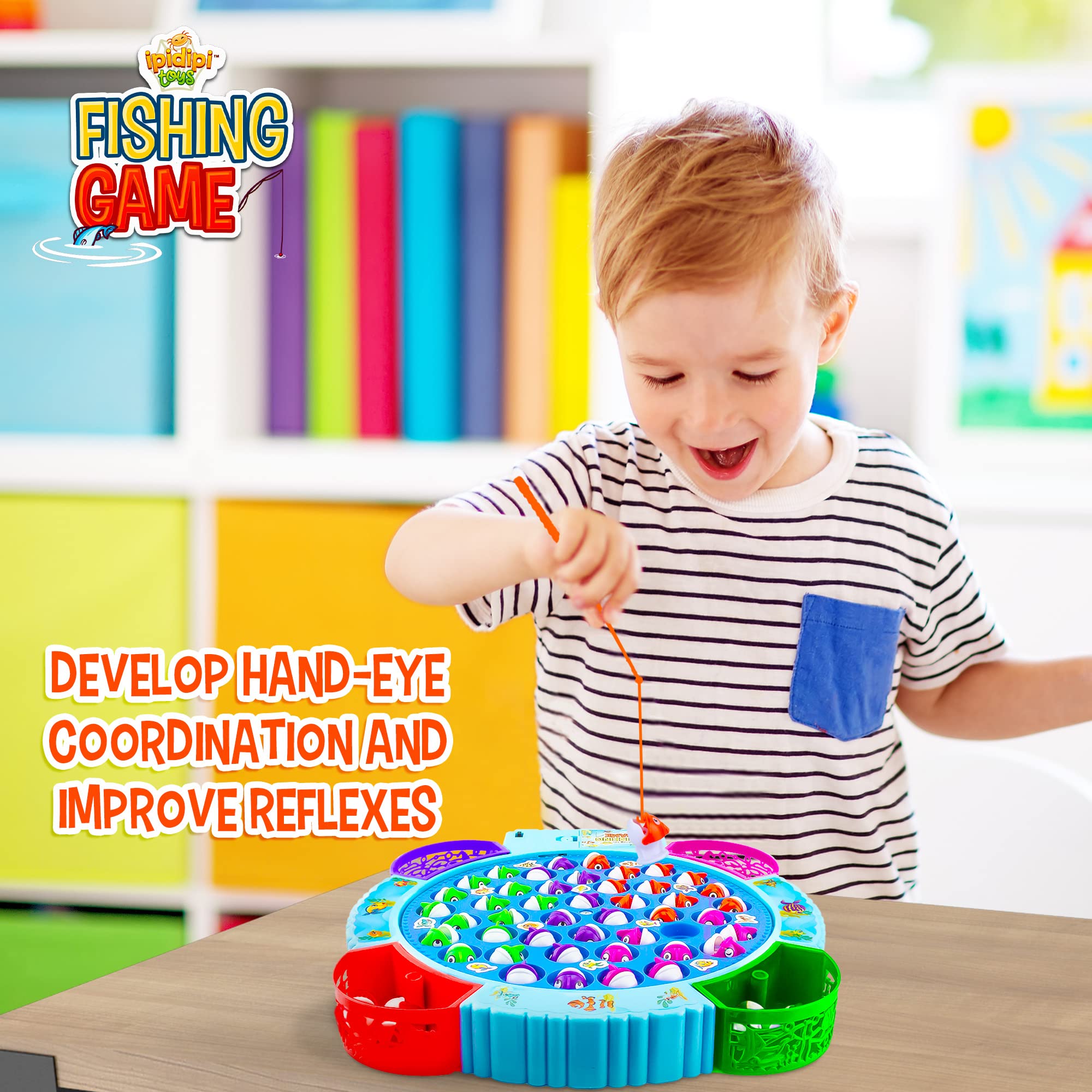 Foto 4 | Juego de Pesca Ipidipi Toys para Niños - Venta Internacional