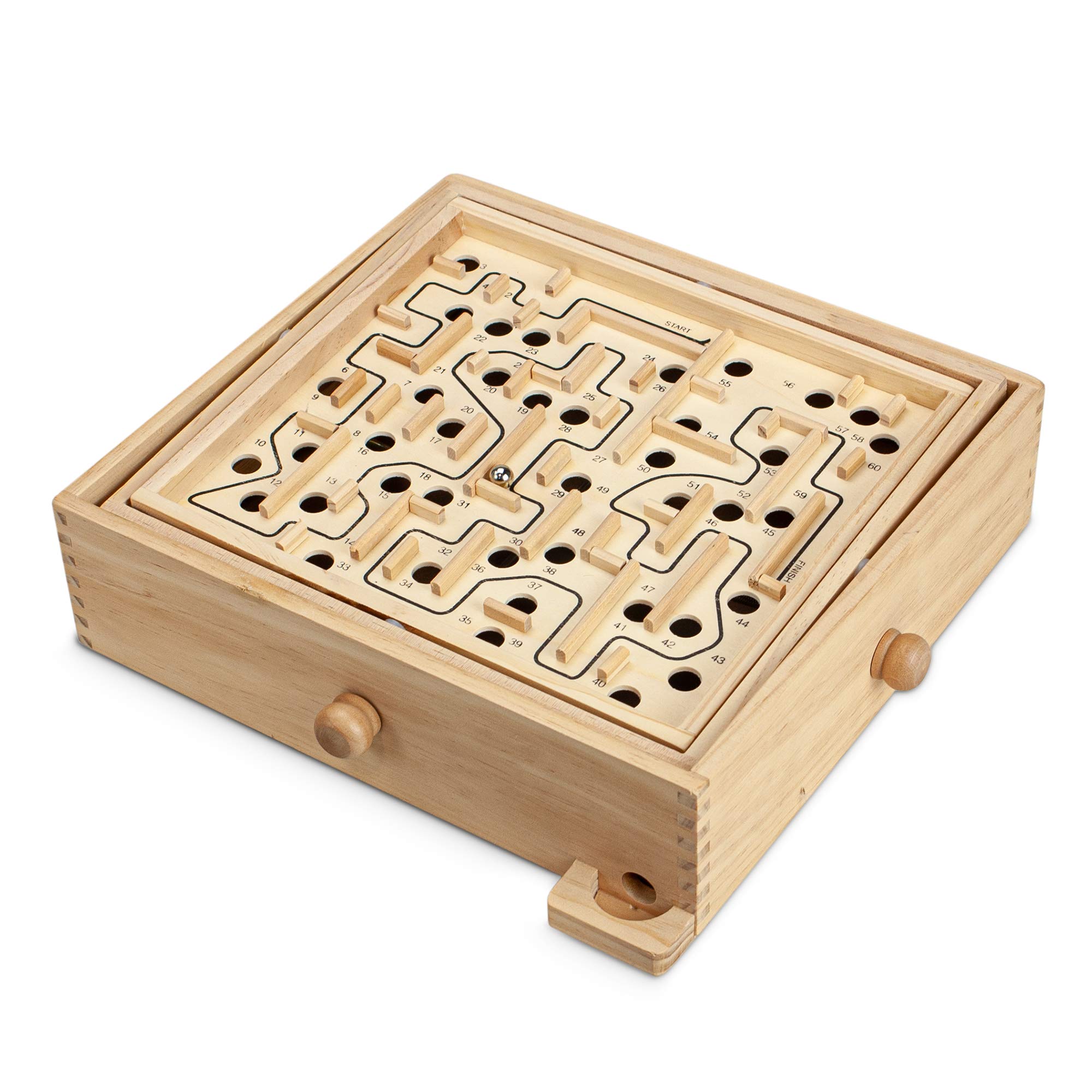 Foto 3 | Juego de Laberinto de Madera Sterling Games 13,5 x 13 cm - Venta Internacional