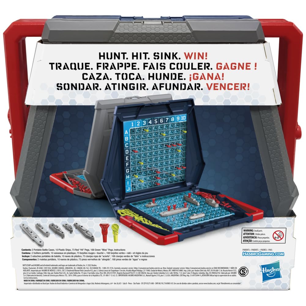 Foto 4 pulgar | Juego De Mesa Hasbro Gaming Battleship Classic Kids 7+ Years - Venta Internacional.