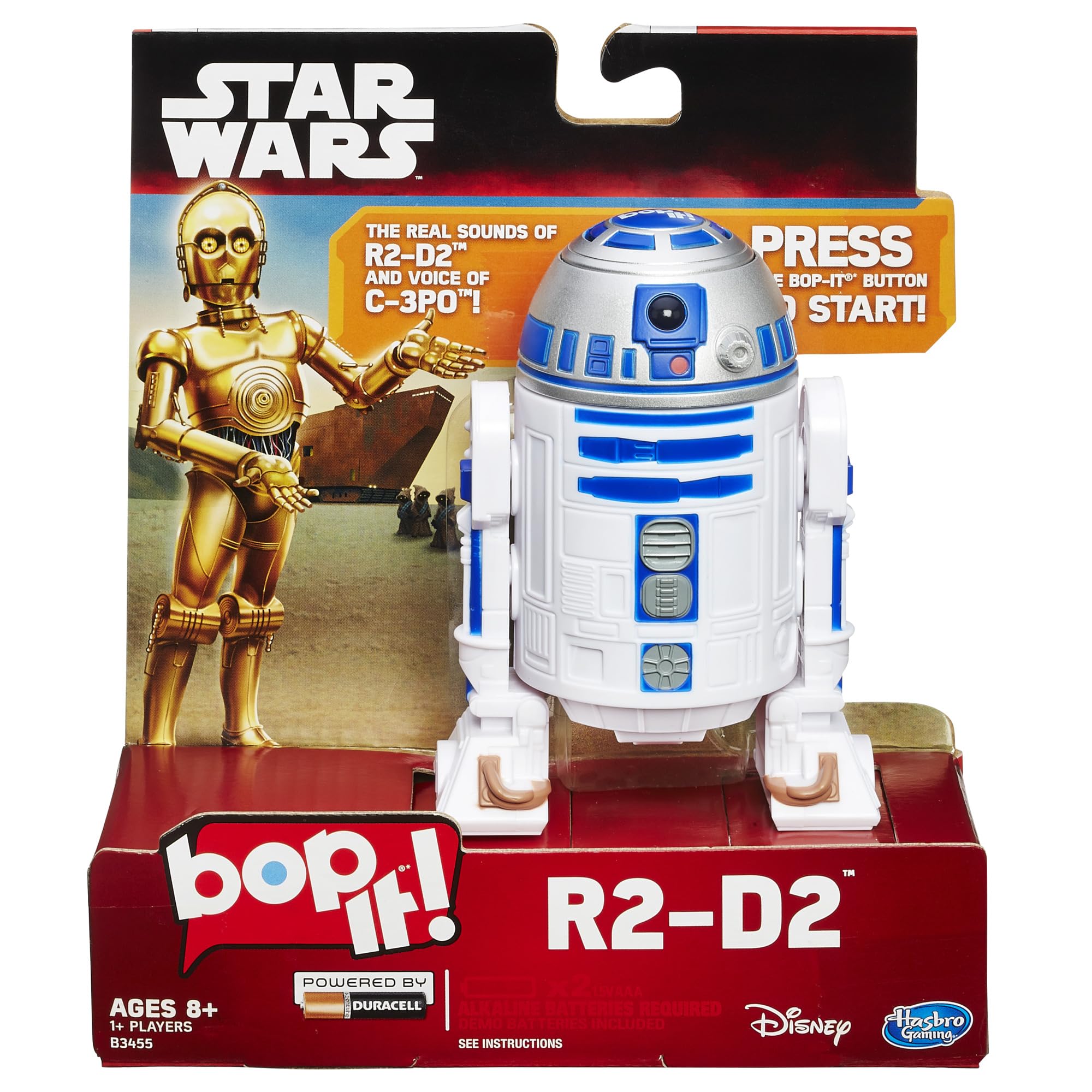 Foto 2 pulgar | Juego Electrónico Hasbro Bop It! Edición Star Wars R2-d2 - Venta Internacional.