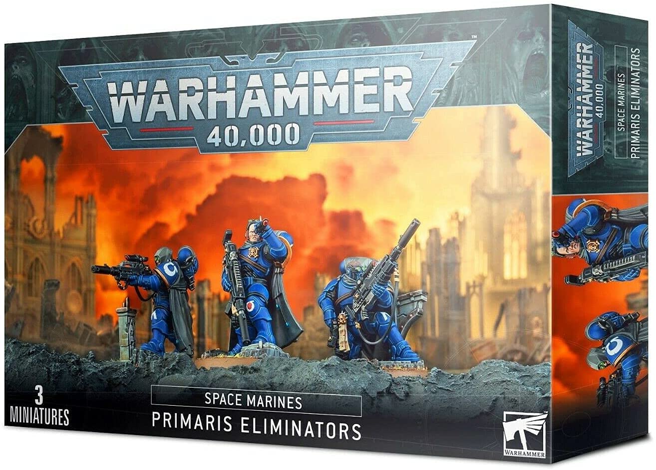 Foto 2 pulgar | Set En Miniatura Games Workshop Warhammer 40,000 Space Marines - Venta Internacional.