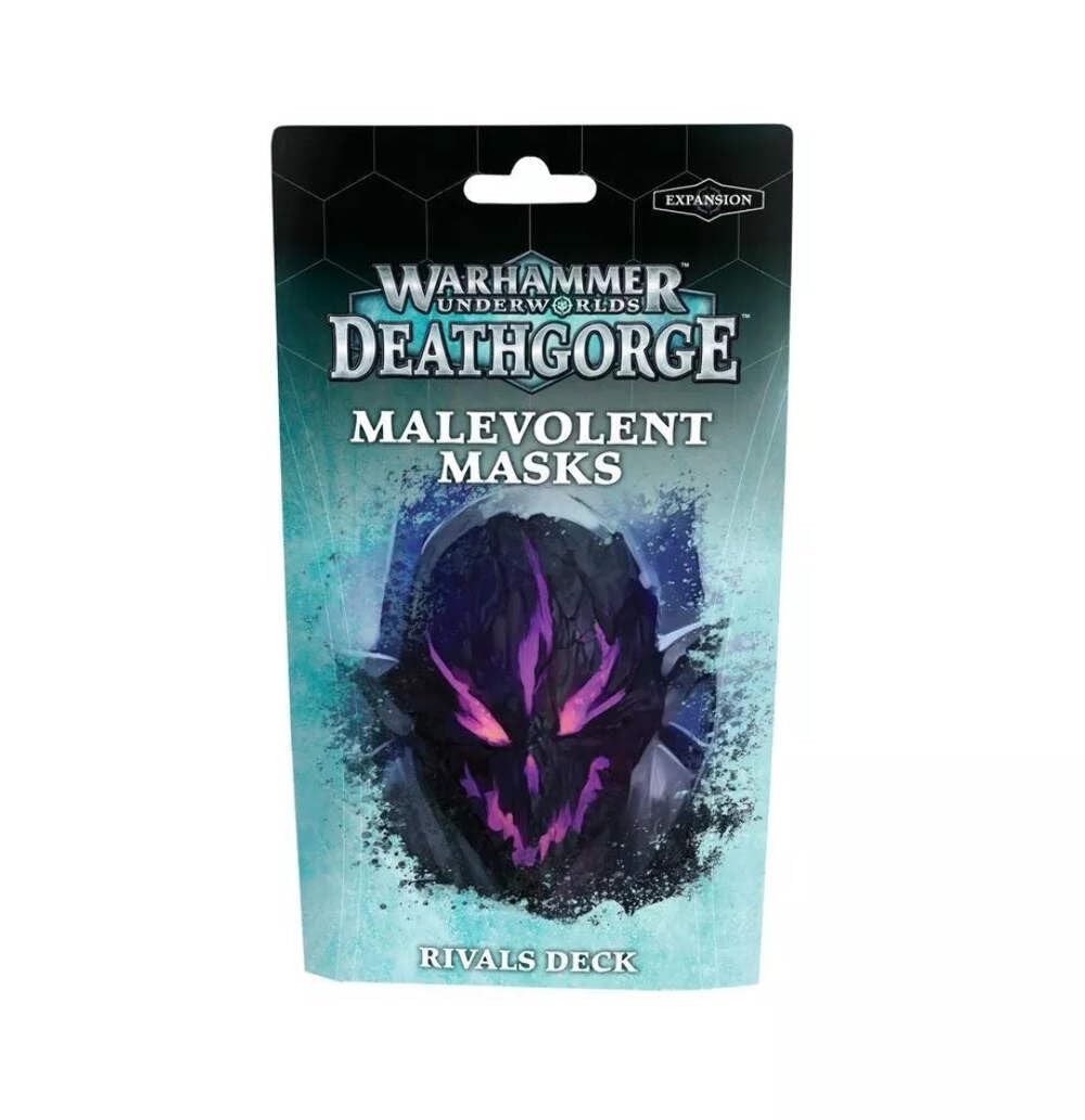 Foto 2 pulgar | Baraja De Cartas Warhammer Underworlds Malevolent Masks Rivals - Venta Internacional.