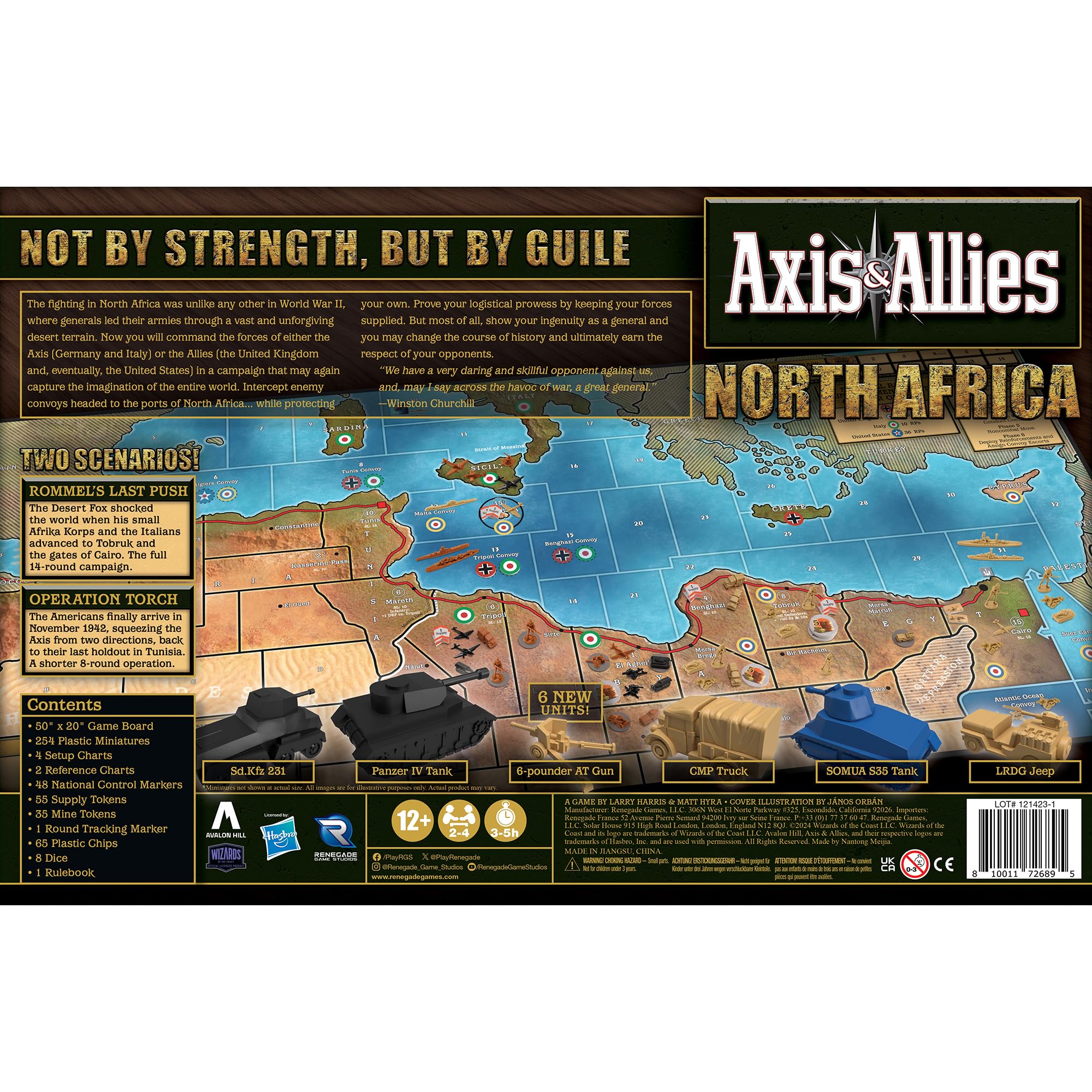 Foto 2 | Juego de Mesa Axis & Allies: North Africa Renegade- Venta Internacional