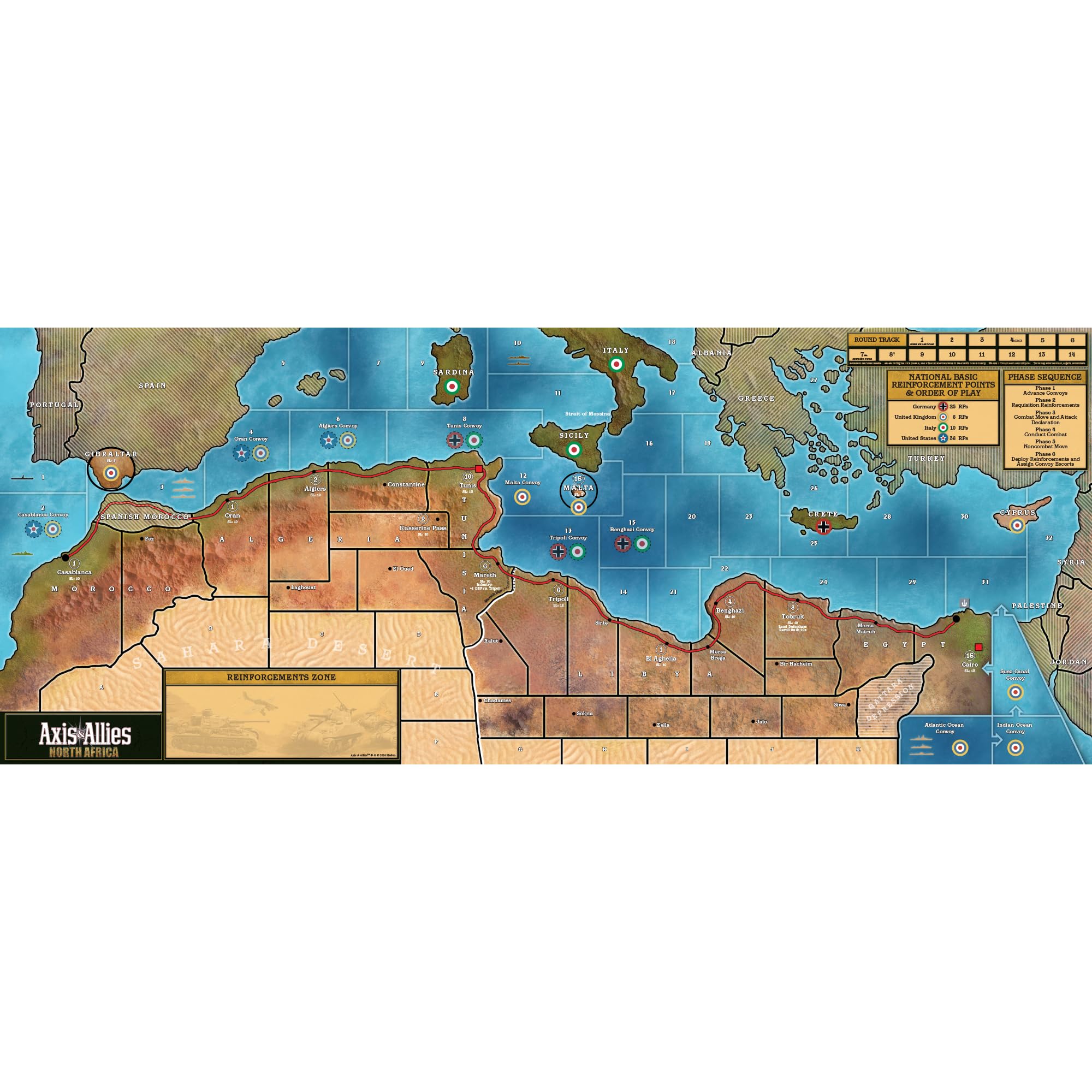 Foto 3 | Juego de Mesa Axis & Allies: North Africa Renegade- Venta Internacional