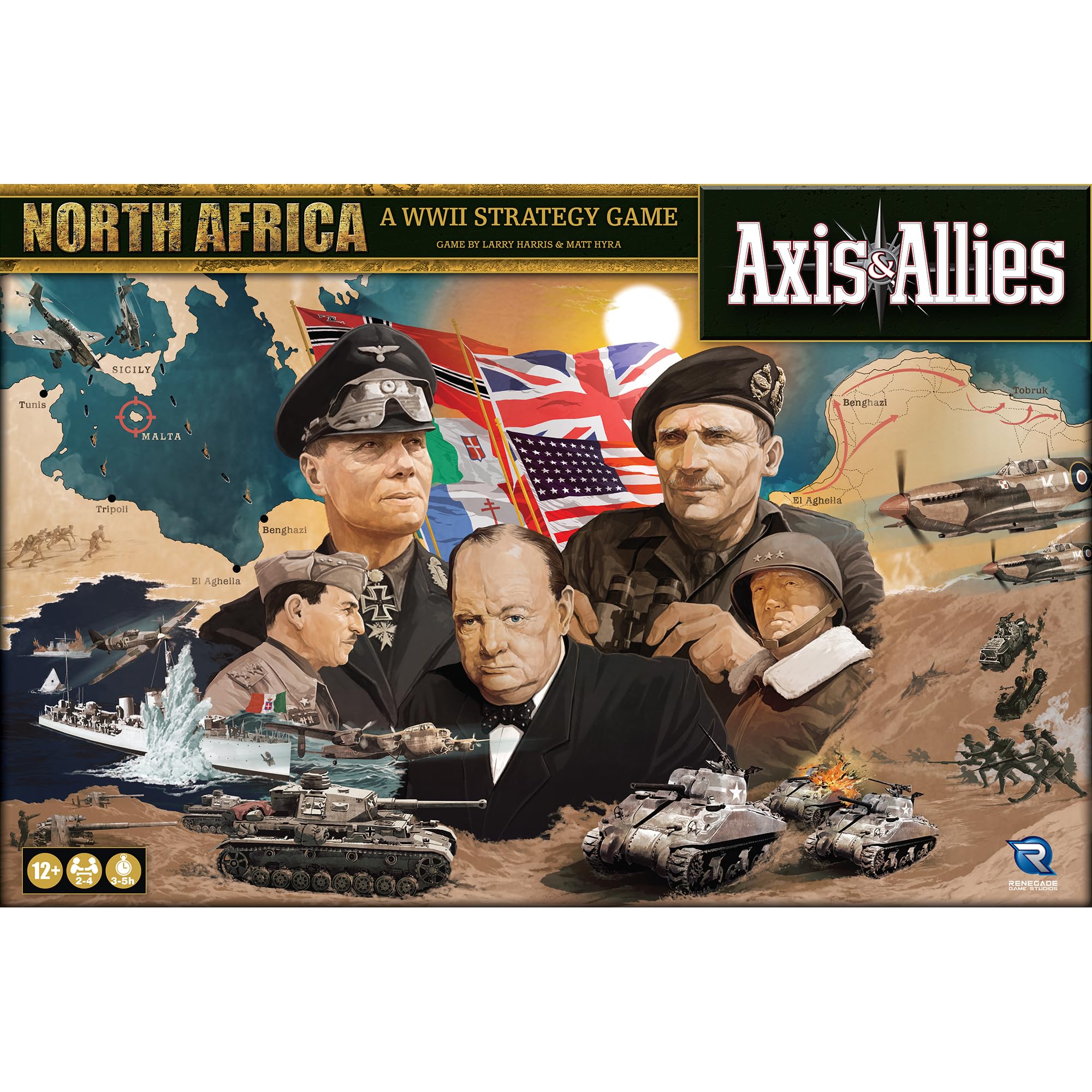 Foto 7 | Juego de Mesa Axis & Allies: North Africa Renegade- Venta Internacional