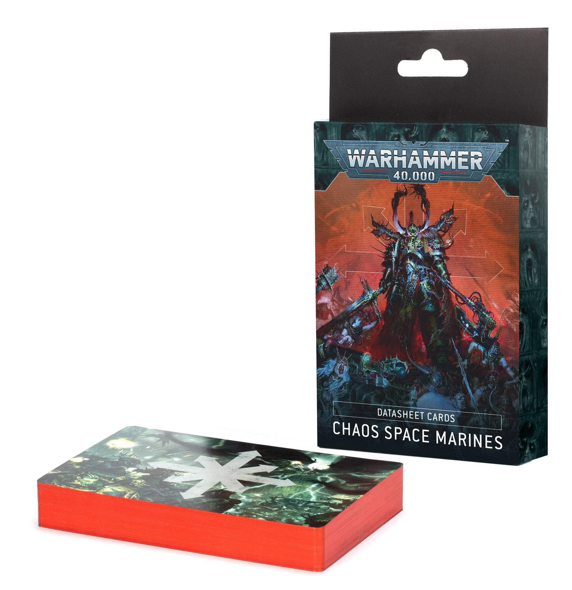 Ficha Técnica del Set de Cartas Warhammer 40k Chaos Space Marines - Venta Internacional