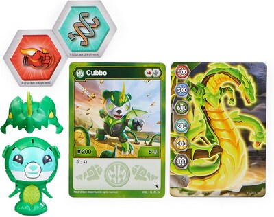 Foto 6 | Bakugan Cubbo Pack Dragonoid Verde