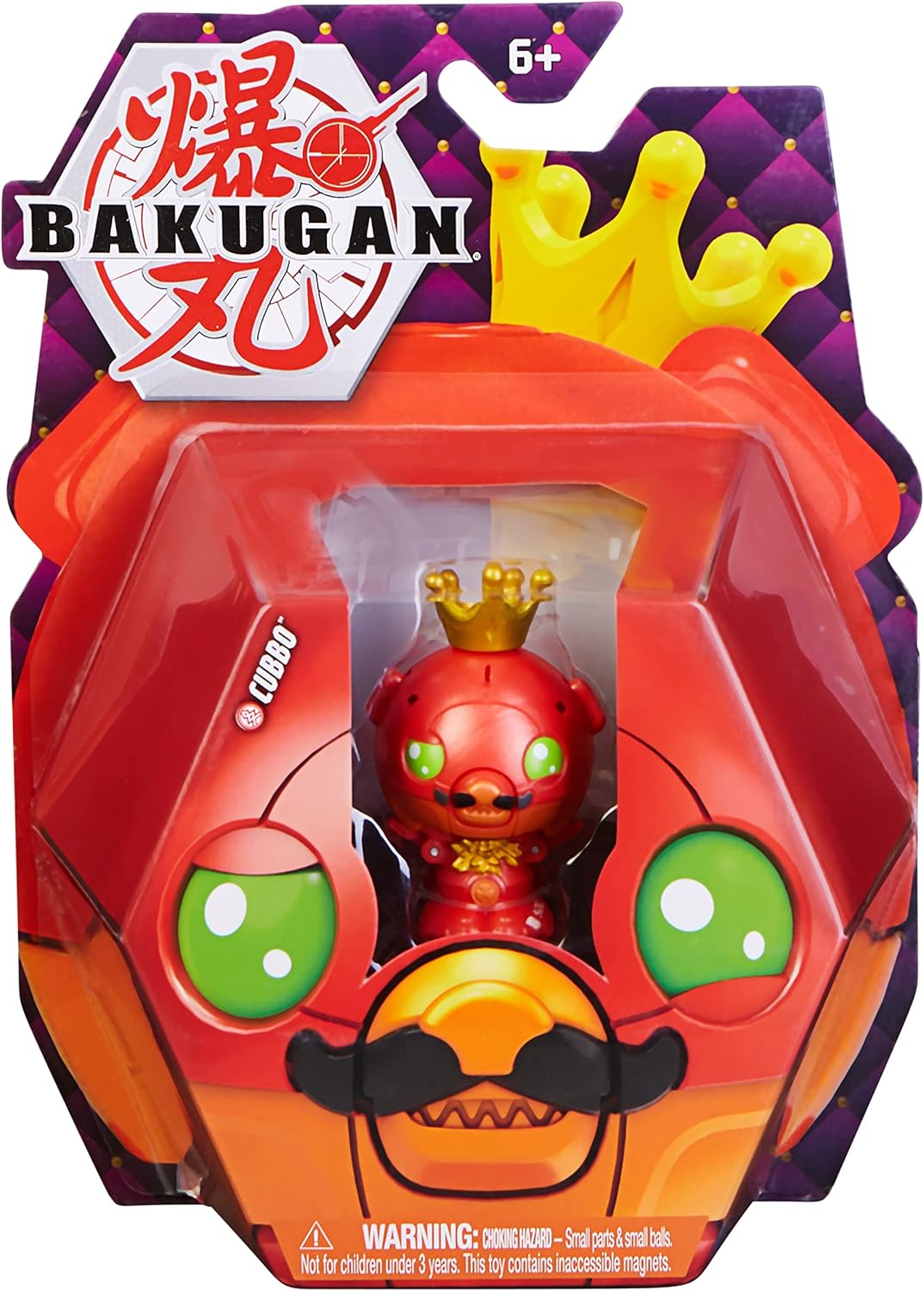 Bakugan Cubbo Pack King Rojo