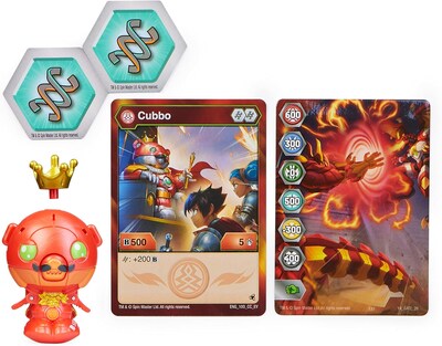 Foto 6 | Bakugan Cubbo Pack King Rojo