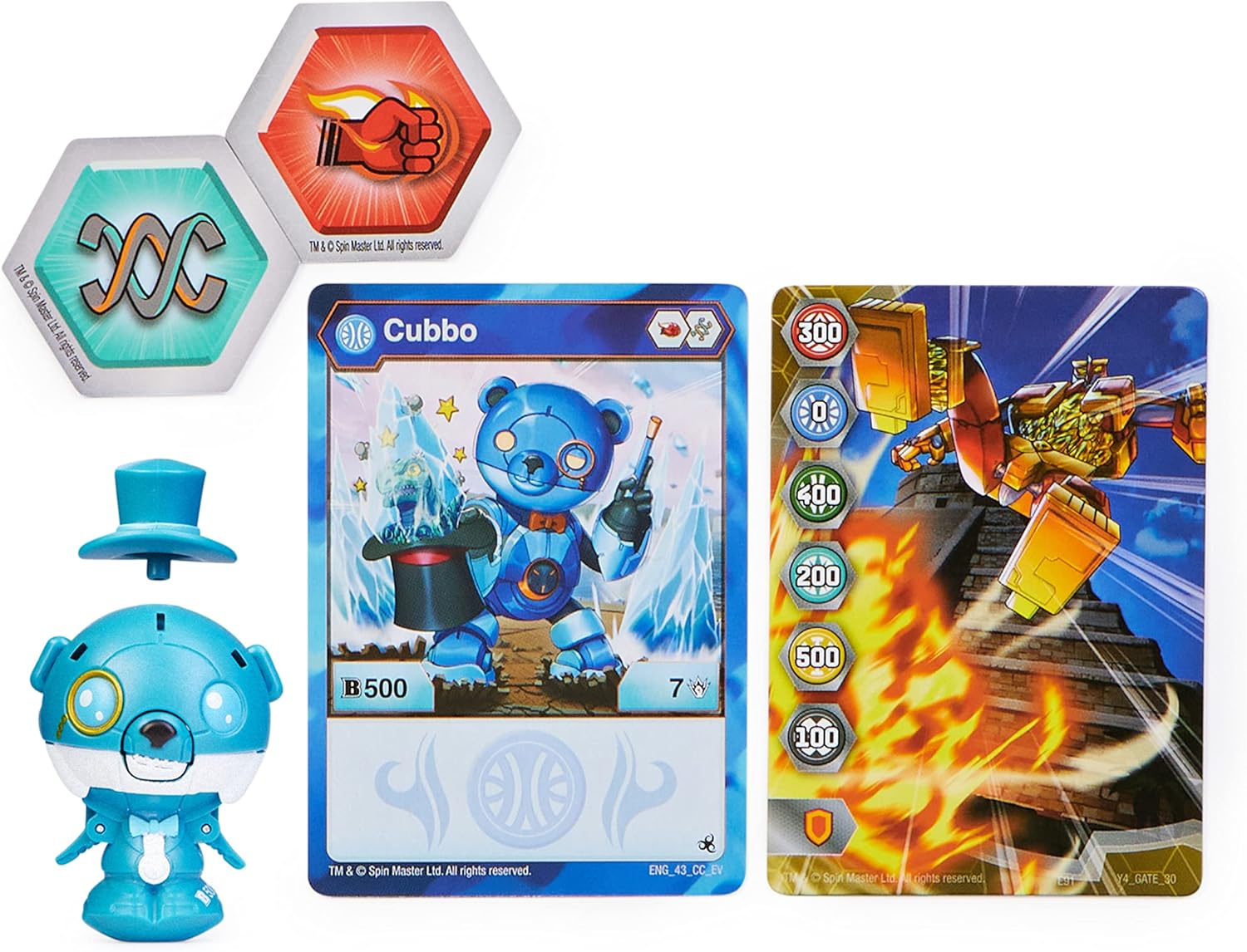 Foto 7 pulgar | Bakugan Cubbo Pack Magician Azul