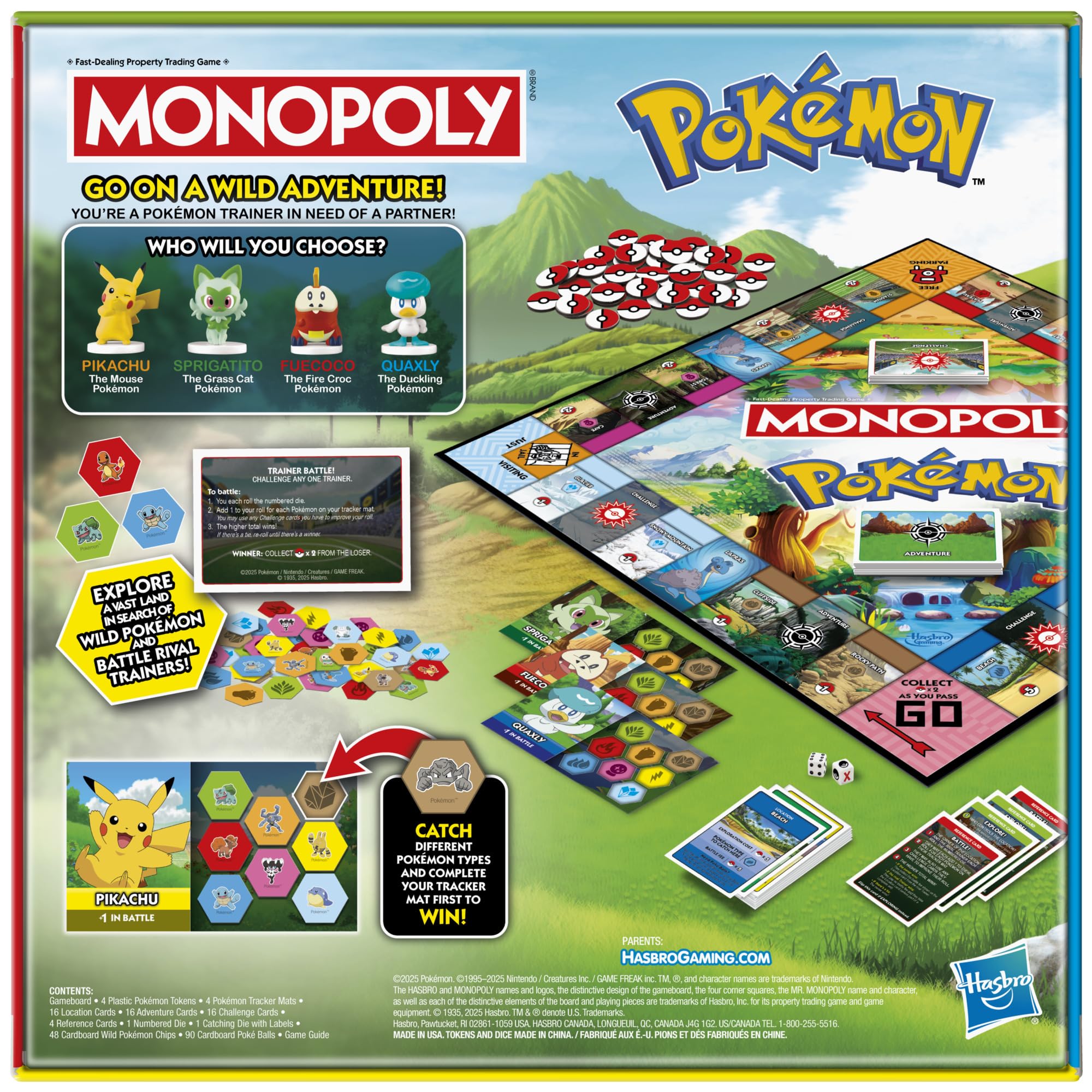 Foto 3 pulgar | Juego De Mesa Monopoly Pokémon Edition | A Partir De 8 Años | 2-4 Jugadores - Venta Internacional.