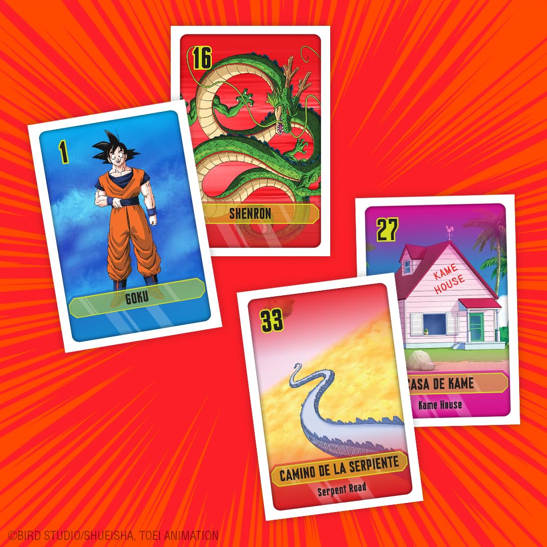 Foto 3 pulgar | Juego De Lotería Dragon Ball Z Al Estilo Tradicional De Bingo Mexicano - Venta Internacional.