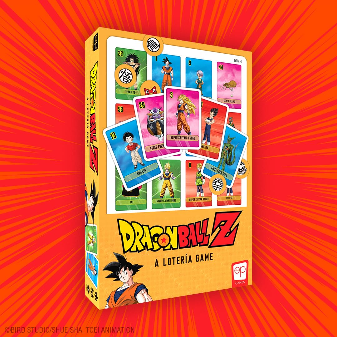 Foto 5 pulgar | Juego De Lotería Dragon Ball Z Al Estilo Tradicional De Bingo Mexicano - Venta Internacional.