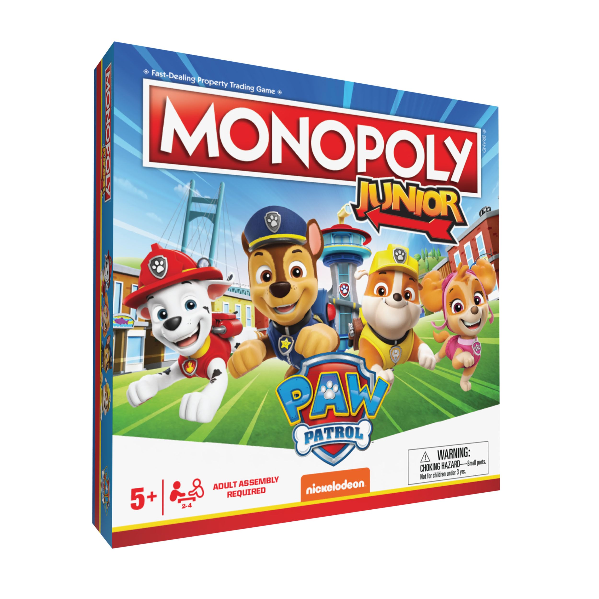 Foto 2 pulgar | Juego De Mesa Monopoly Jr Paw Patrol Nickelodeon 5+ Years - Venta Internacional.
